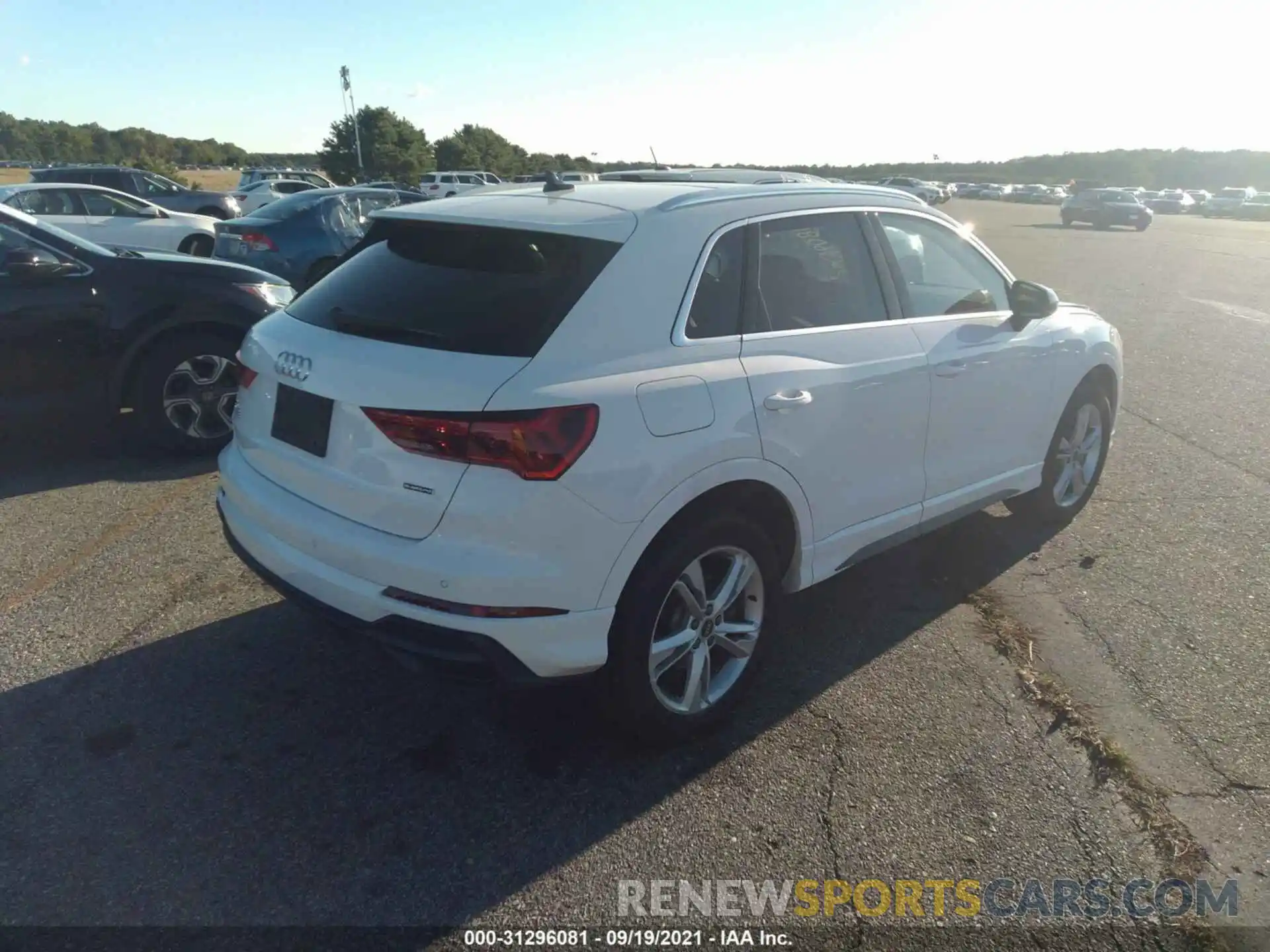 4 Фотография поврежденного автомобиля WA1DECF35M1018302 AUDI Q3 2021