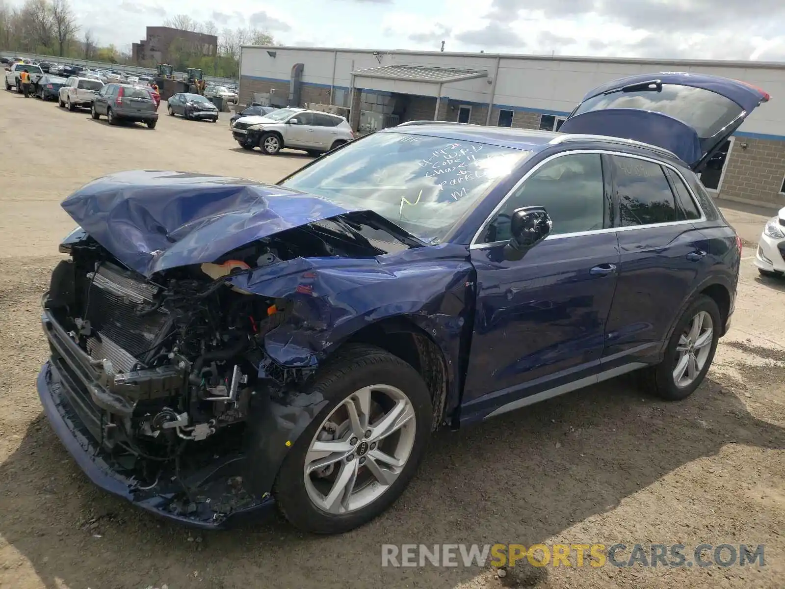 2 Photograph of a damaged car WA1DECF35M1026710 AUDI Q3 2021