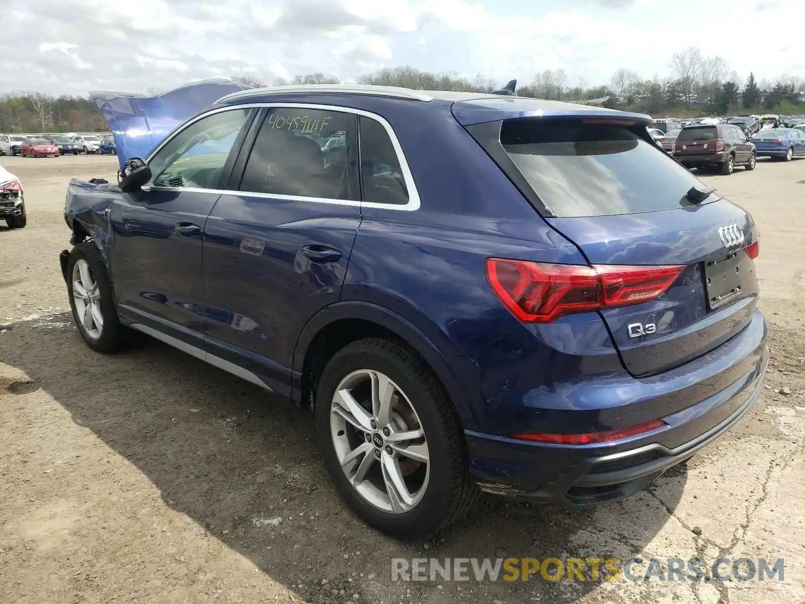 3 Фотография поврежденного автомобиля WA1DECF35M1026710 AUDI Q3 2021