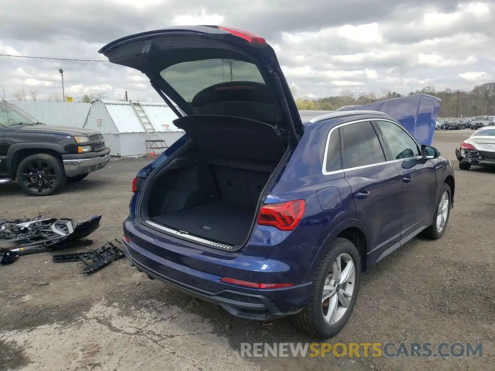 4 Фотография поврежденного автомобиля WA1DECF35M1026710 AUDI Q3 2021