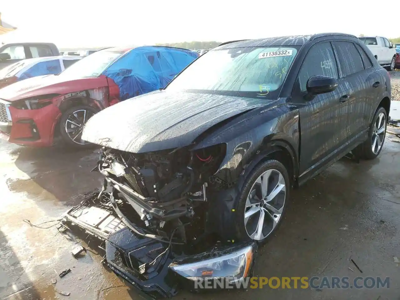 2 Photograph of a damaged car WA1DECF35M1105505 AUDI Q3 2021