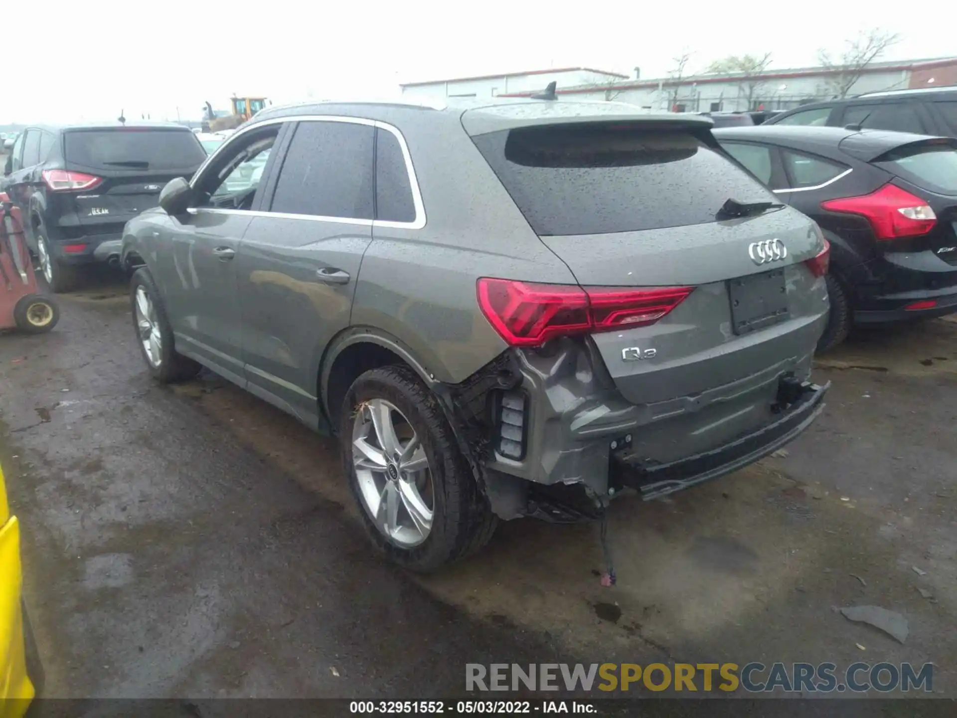 3 Фотография поврежденного автомобиля WA1DECF35M1154171 AUDI Q3 2021