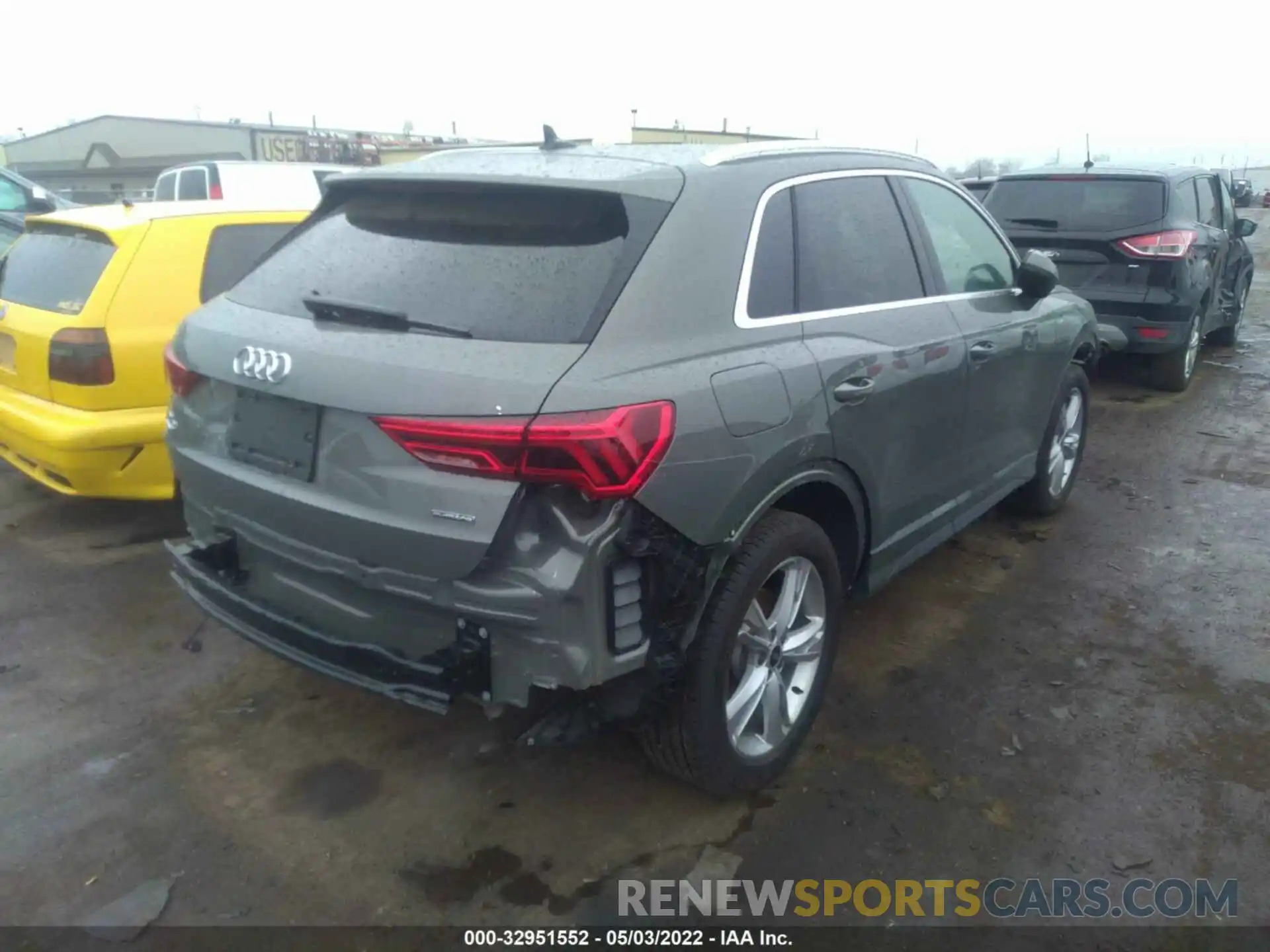 4 Фотография поврежденного автомобиля WA1DECF35M1154171 AUDI Q3 2021