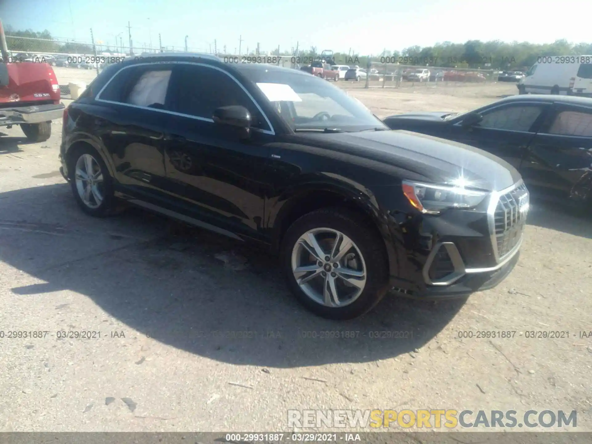 1 Фотография поврежденного автомобиля WA1DECF36M1028711 AUDI Q3 2021