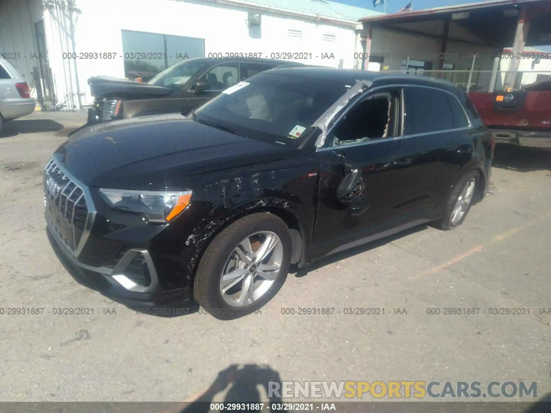 2 Фотография поврежденного автомобиля WA1DECF36M1028711 AUDI Q3 2021