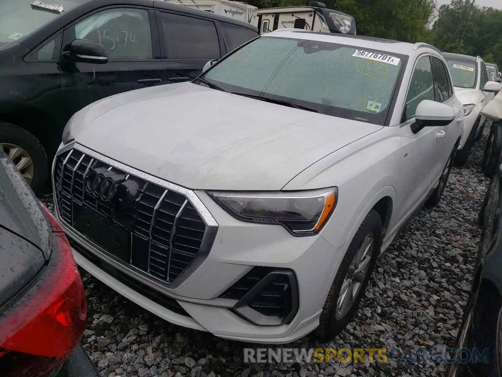 2 Photograph of a damaged car WA1DECF36M1100233 AUDI Q3 2021