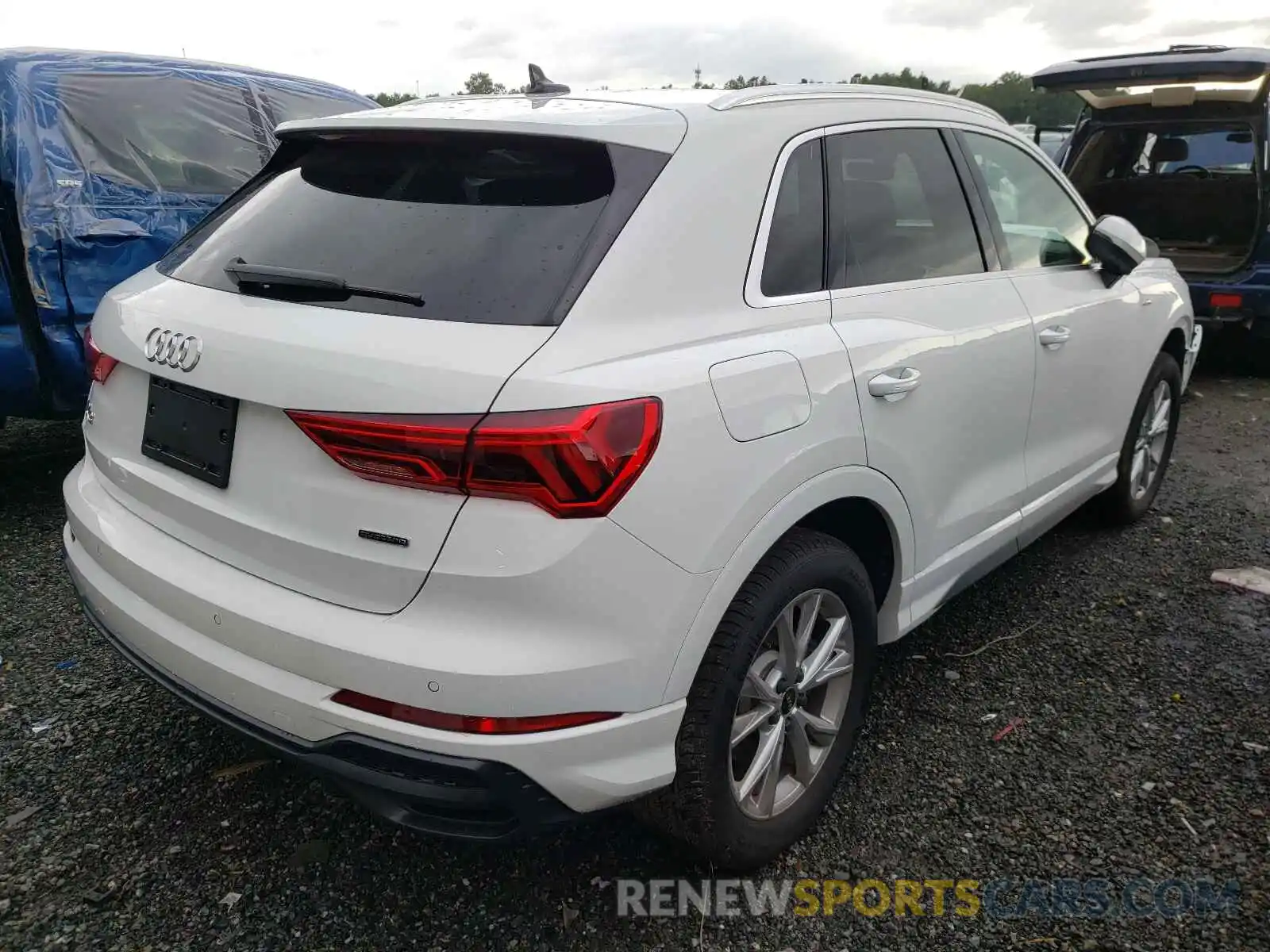 4 Фотография поврежденного автомобиля WA1DECF36M1127366 AUDI Q3 2021