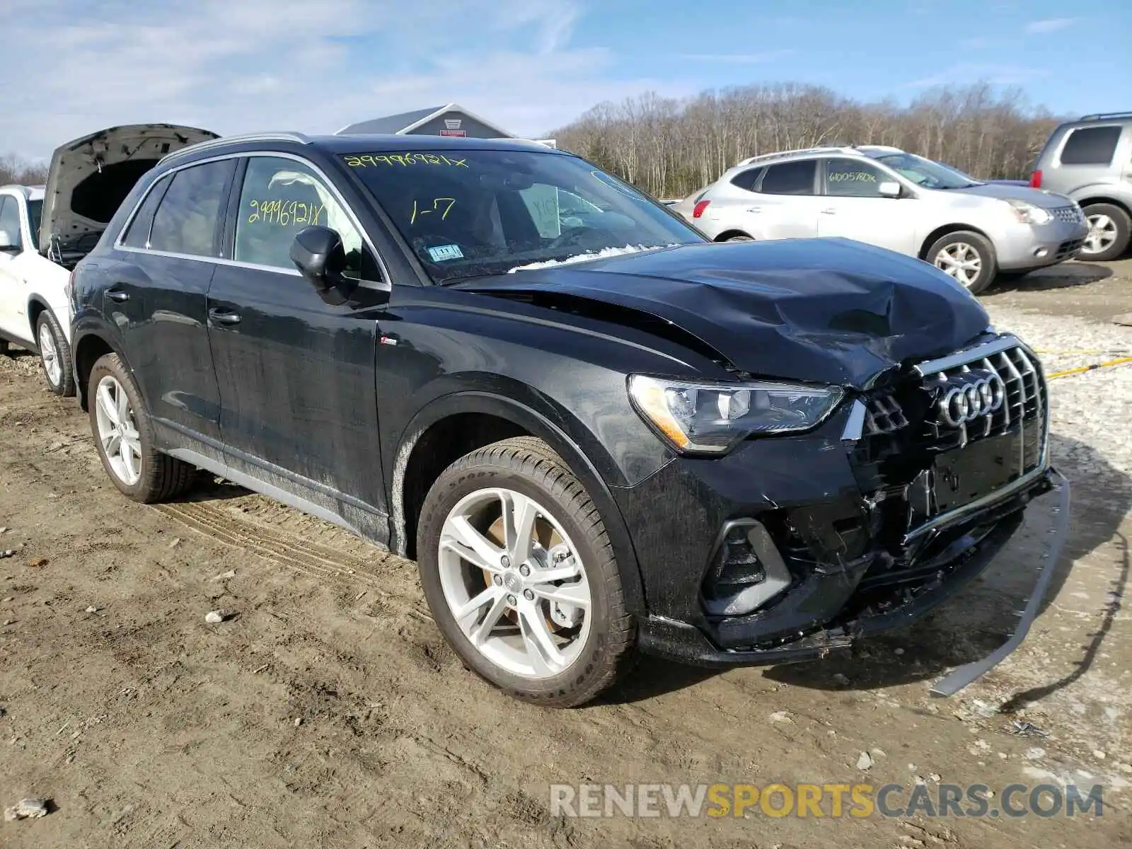 1 Photograph of a damaged car WA1DECF37M1009939 AUDI Q3 2021