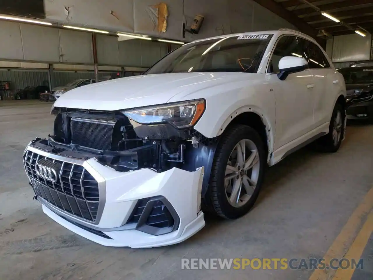 2 Photograph of a damaged car WA1DECF37M1023582 AUDI Q3 2021