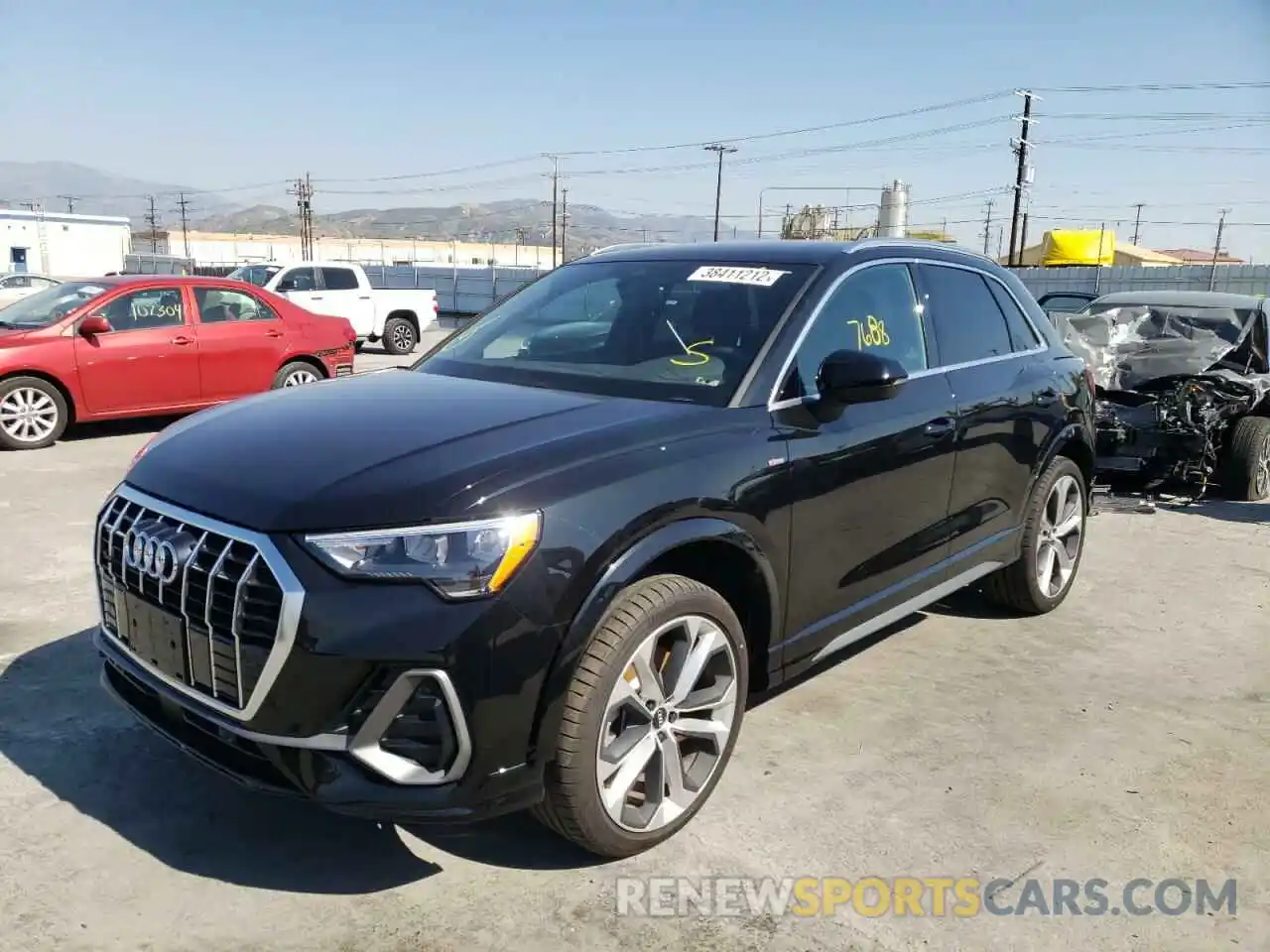 2 Photograph of a damaged car WA1DECF37M1033237 AUDI Q3 2021