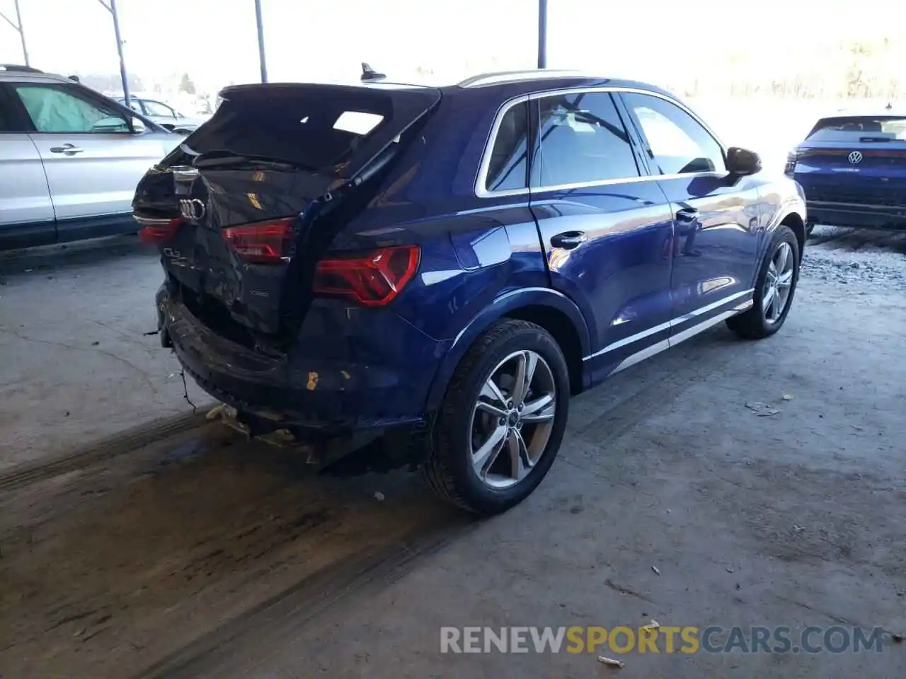 4 Фотография поврежденного автомобиля WA1DECF37M1055528 AUDI Q3 2021