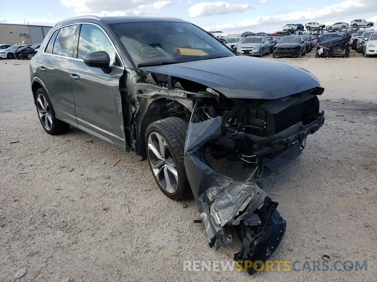 1 Photograph of a damaged car WA1DECF37M1057568 AUDI Q3 2021