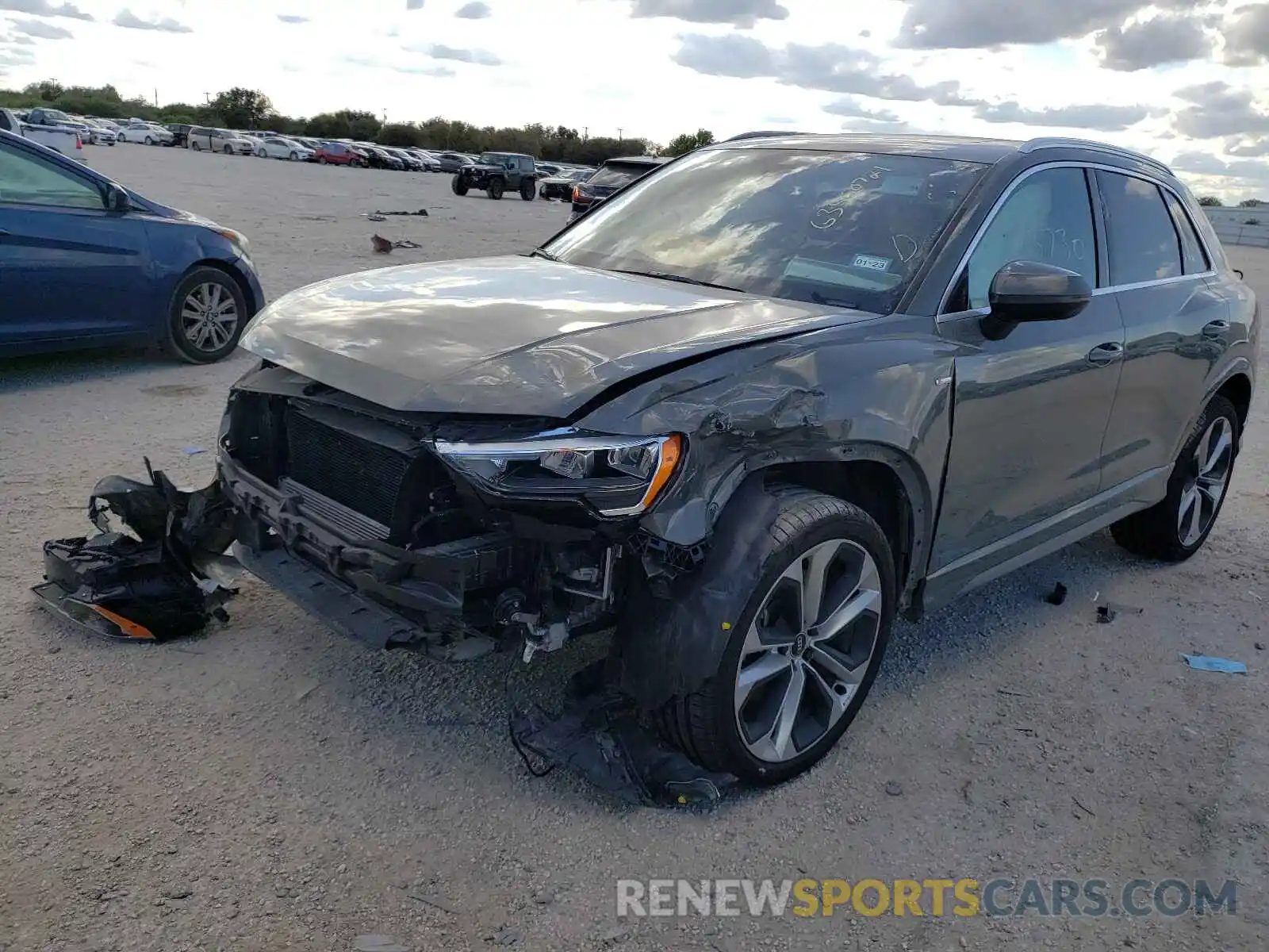 2 Photograph of a damaged car WA1DECF37M1057568 AUDI Q3 2021