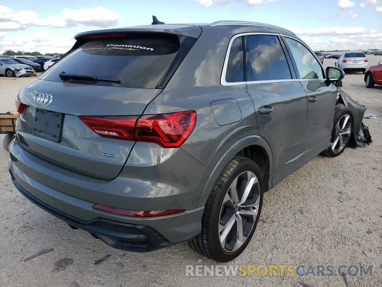 4 Photograph of a damaged car WA1DECF37M1057568 AUDI Q3 2021