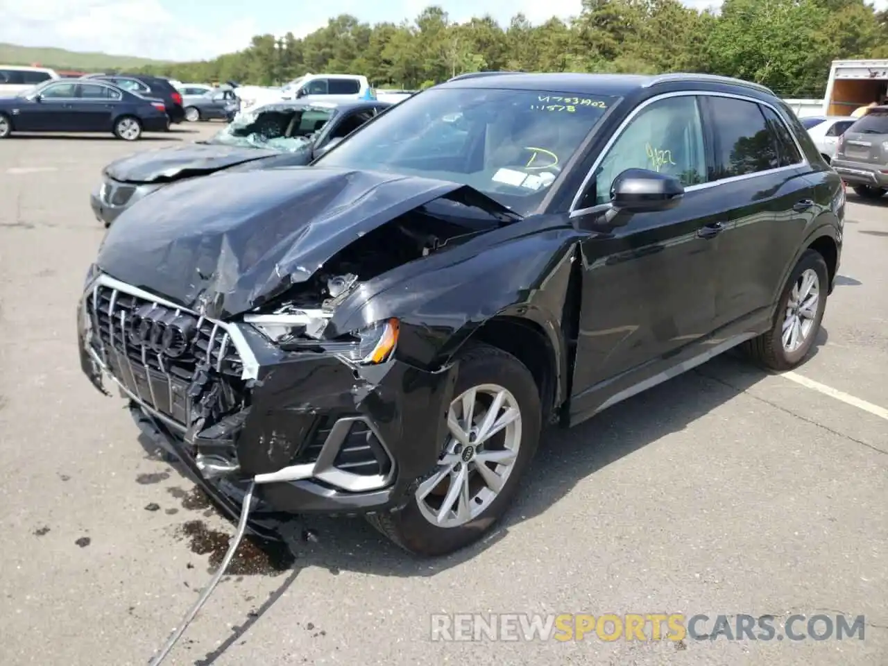 2 Photograph of a damaged car WA1DECF37M1111578 AUDI Q3 2021