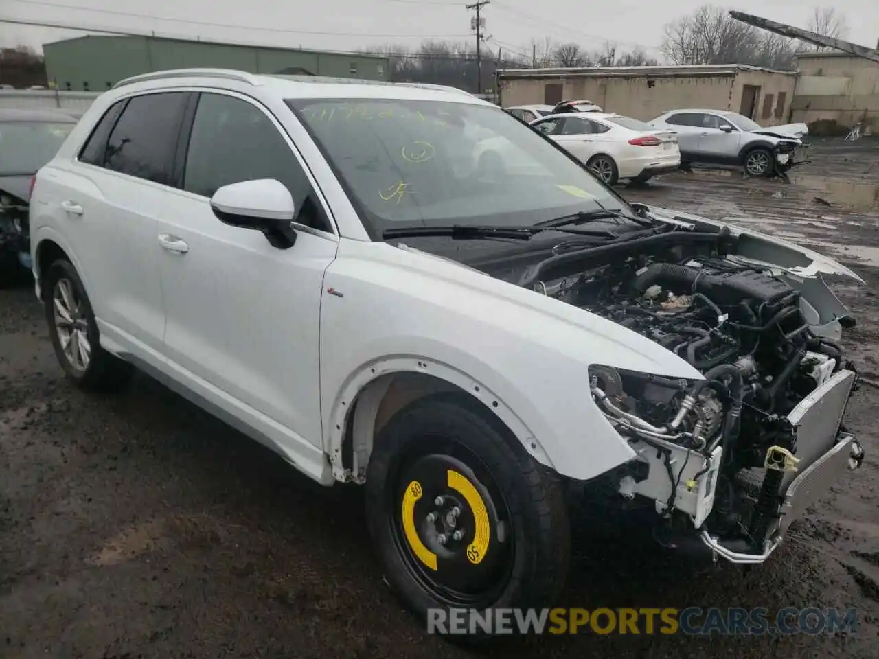 1 Photograph of a damaged car WA1DECF38M1018360 AUDI Q3 2021