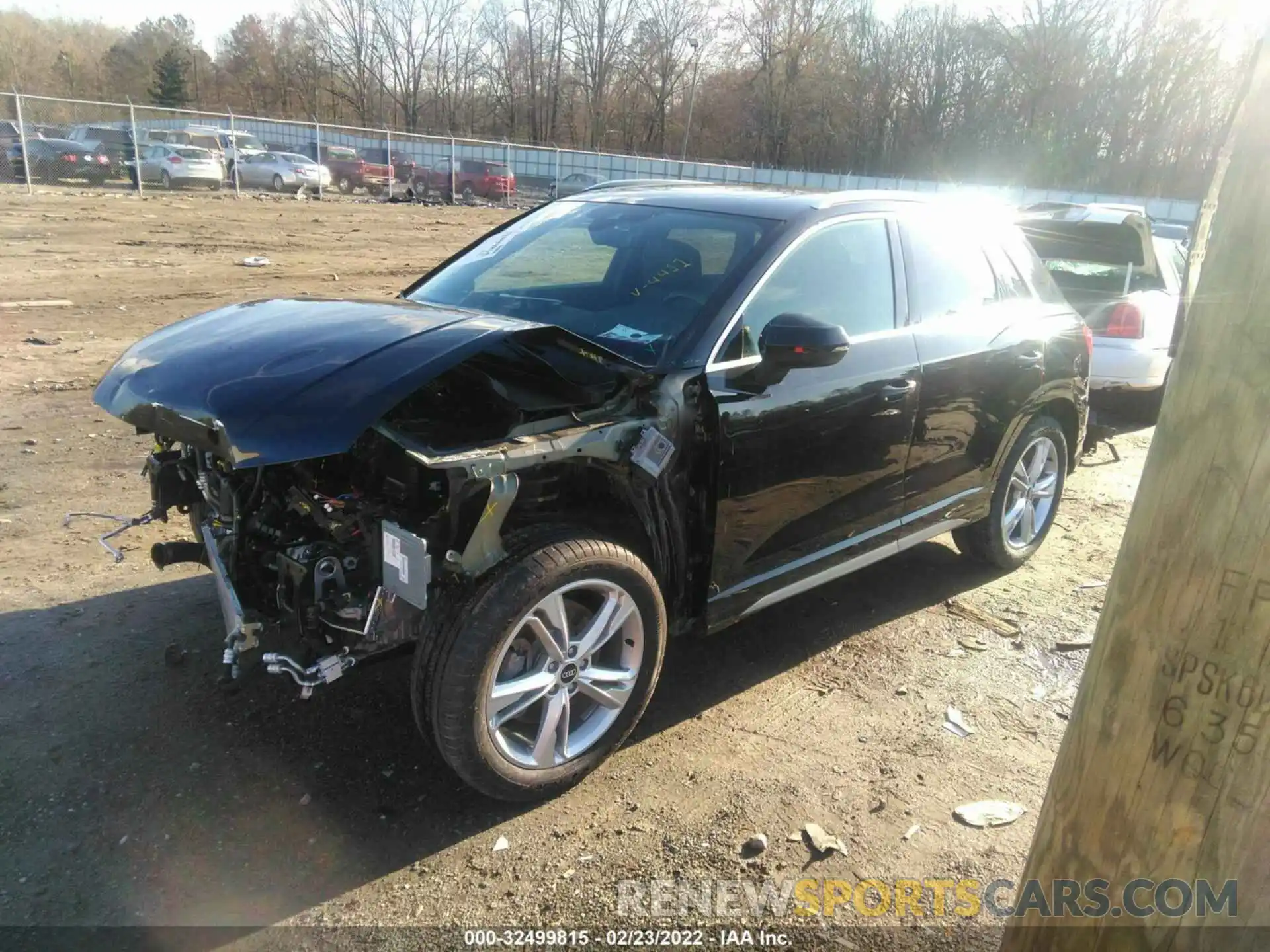 2 Photograph of a damaged car WA1DECF38M1044411 AUDI Q3 2021