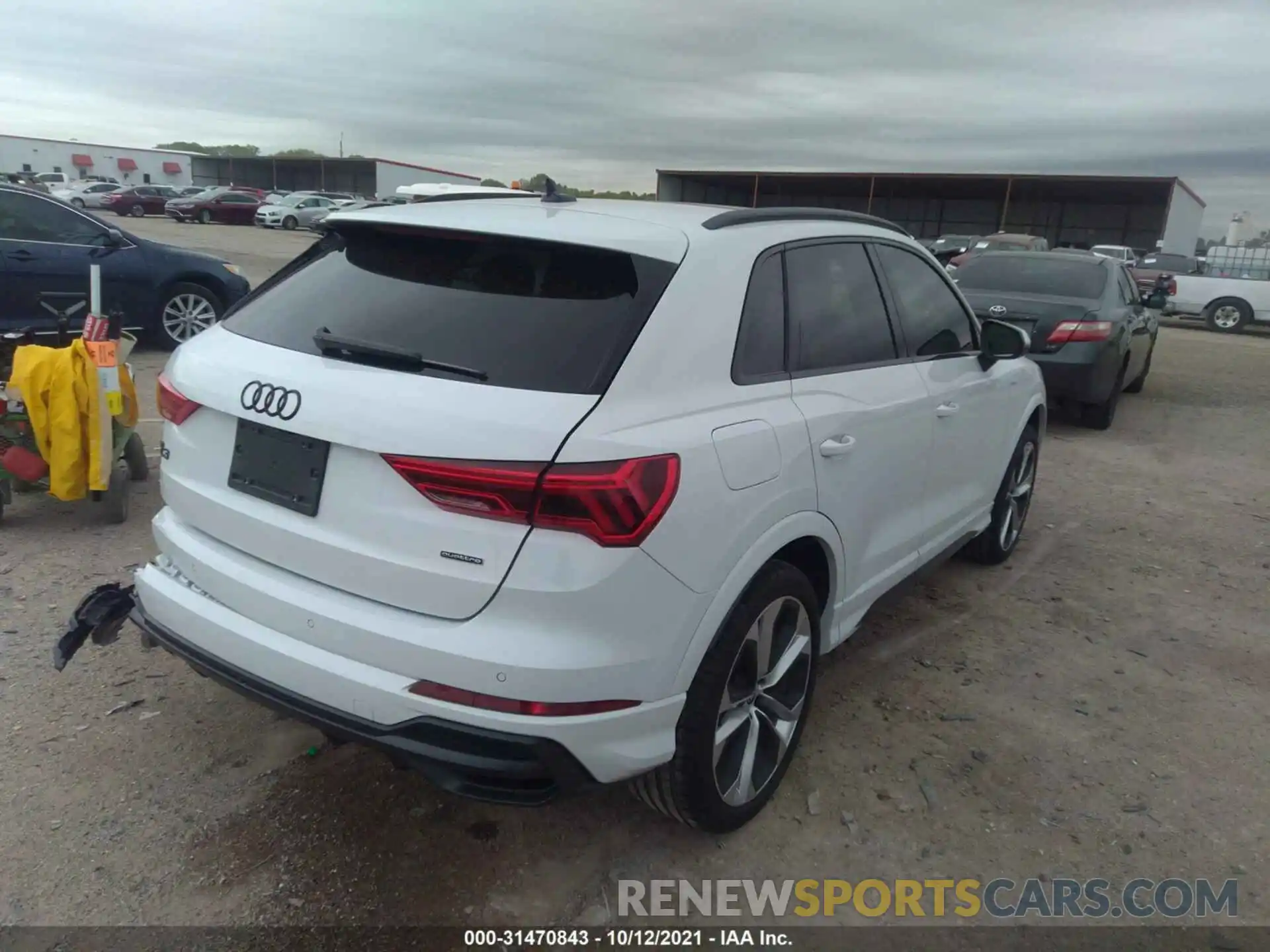 4 Фотография поврежденного автомобиля WA1DECF38M1058180 AUDI Q3 2021