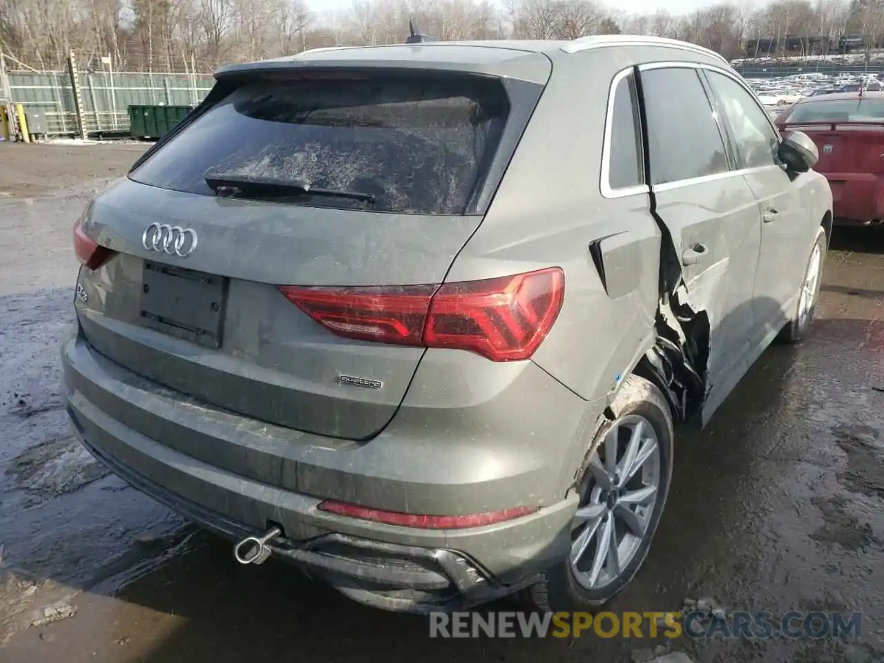 4 Фотография поврежденного автомобиля WA1DECF38M1087789 AUDI Q3 2021