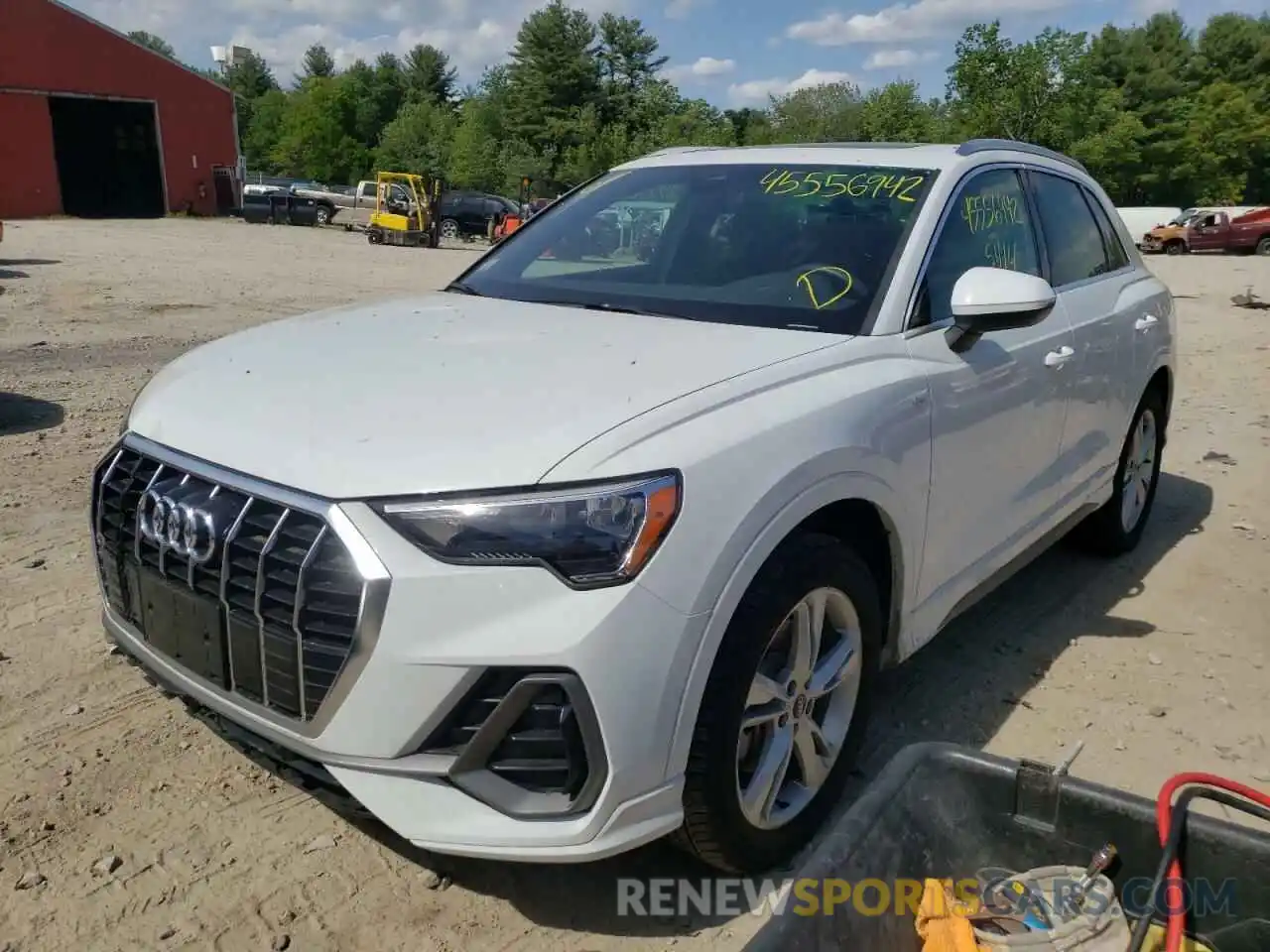 2 Photograph of a damaged car WA1DECF39M1018562 AUDI Q3 2021