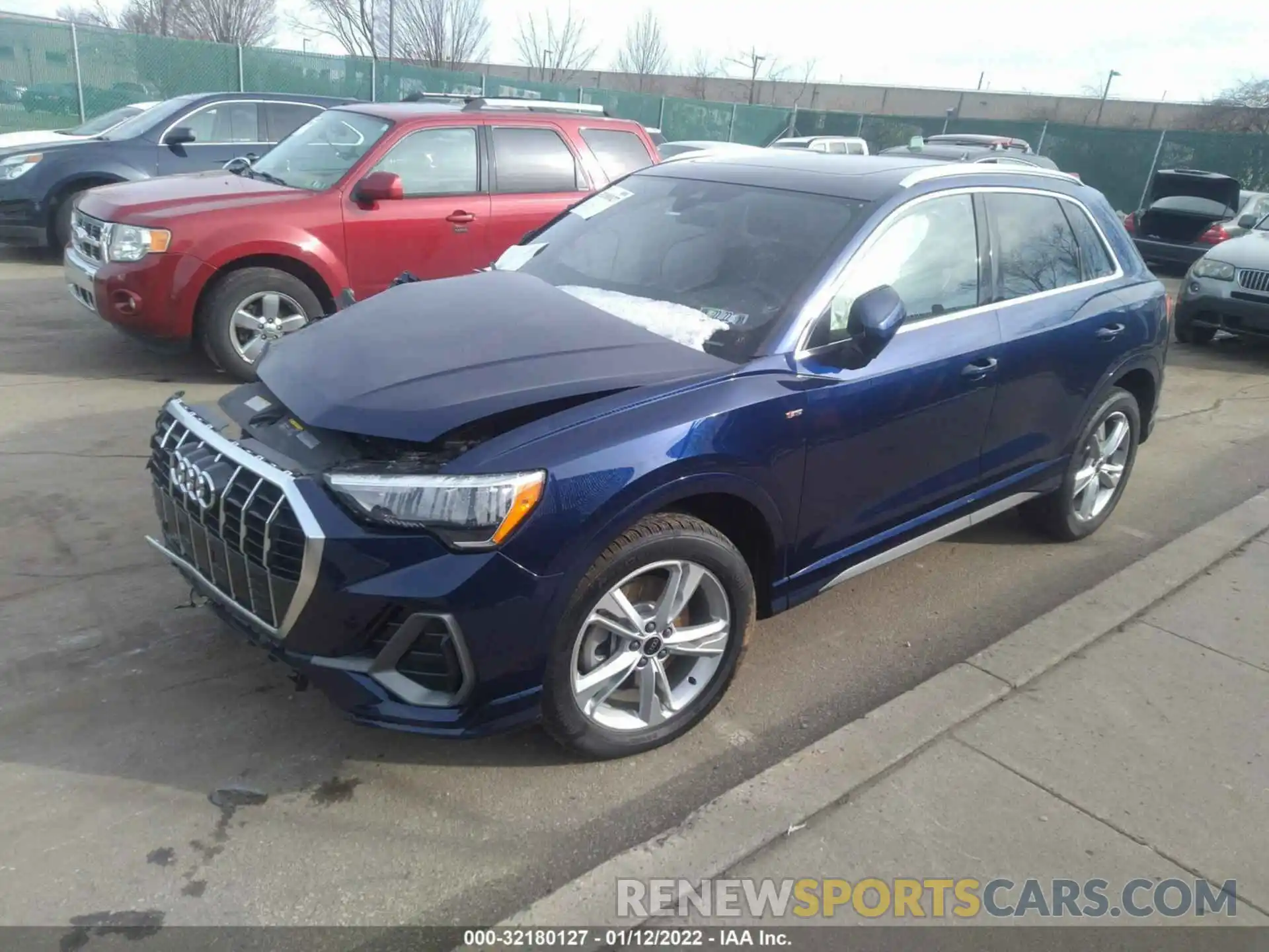 2 Photograph of a damaged car WA1DECF39M1025270 AUDI Q3 2021