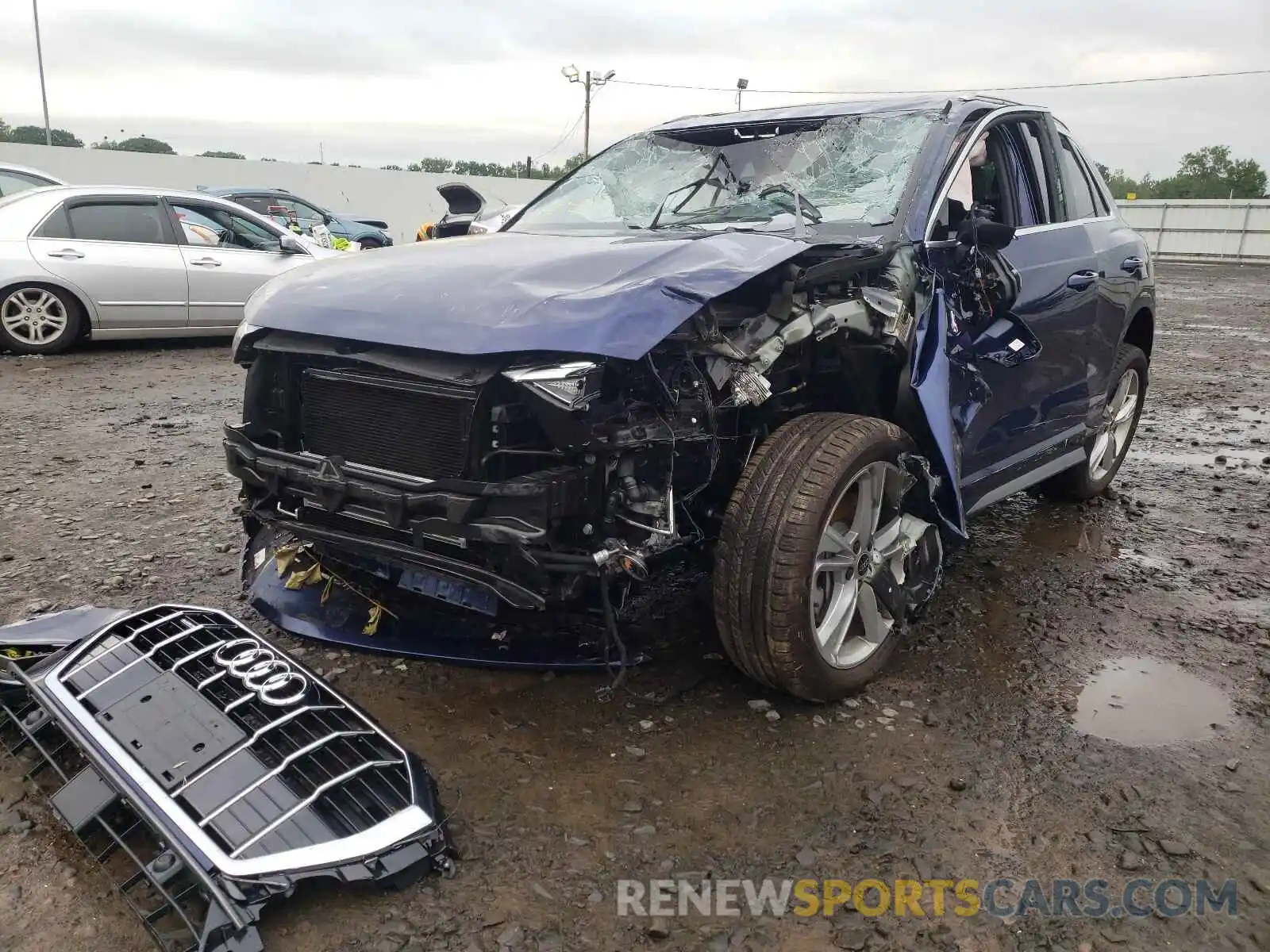 2 Photograph of a damaged car WA1DECF39M1057040 AUDI Q3 2021