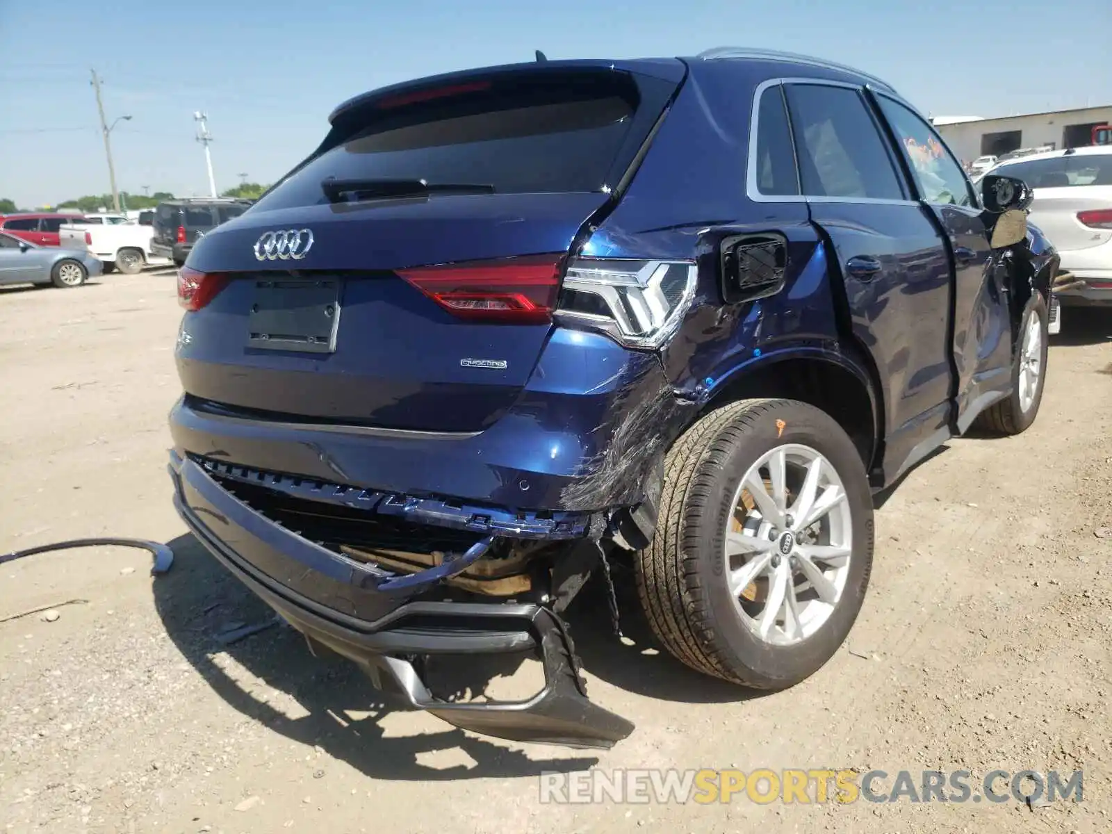 4 Фотография поврежденного автомобиля WA1DECF39M1072573 AUDI Q3 2021