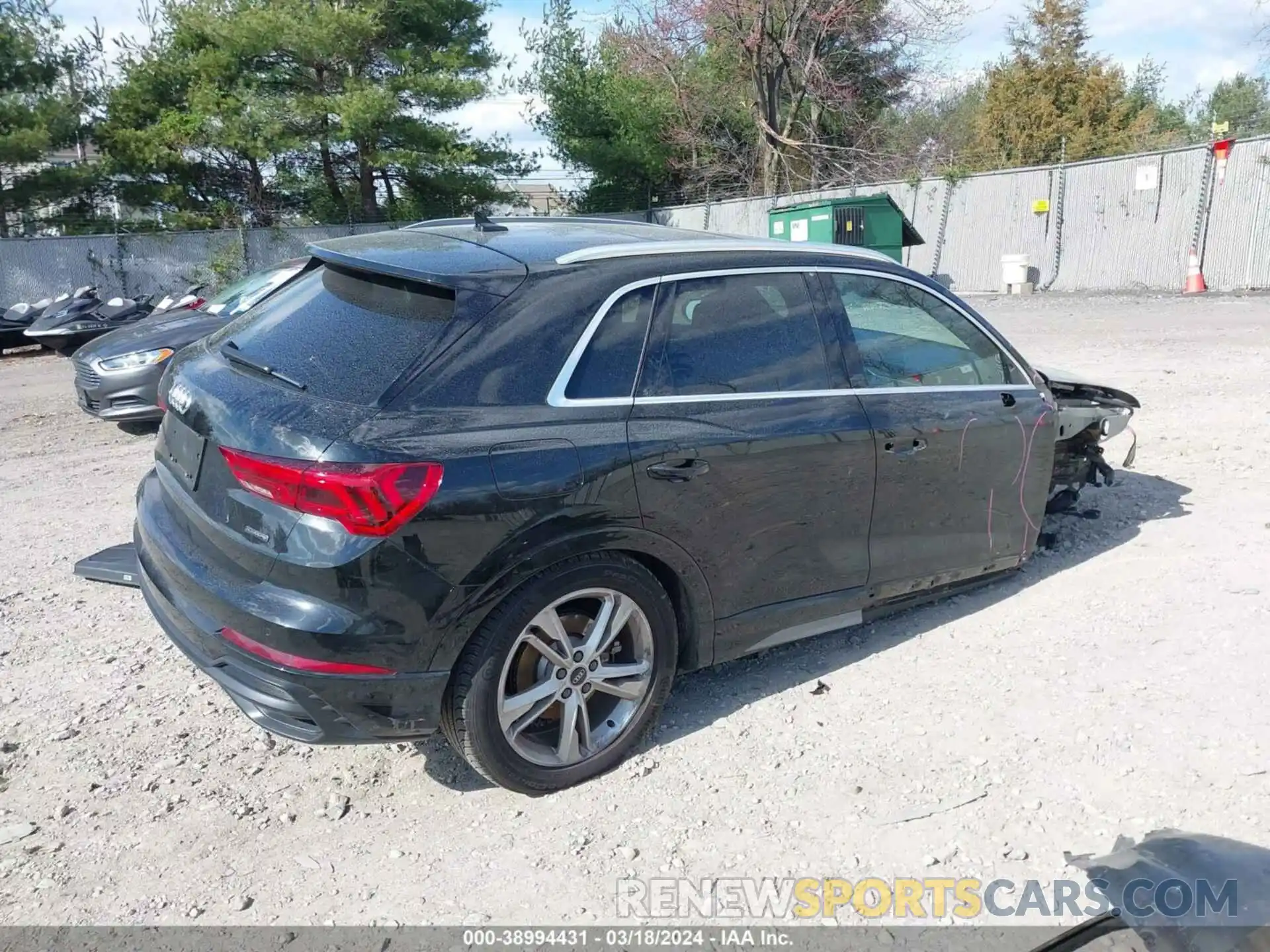 4 Фотография поврежденного автомобиля WA1DECF39M1093875 AUDI Q3 2021