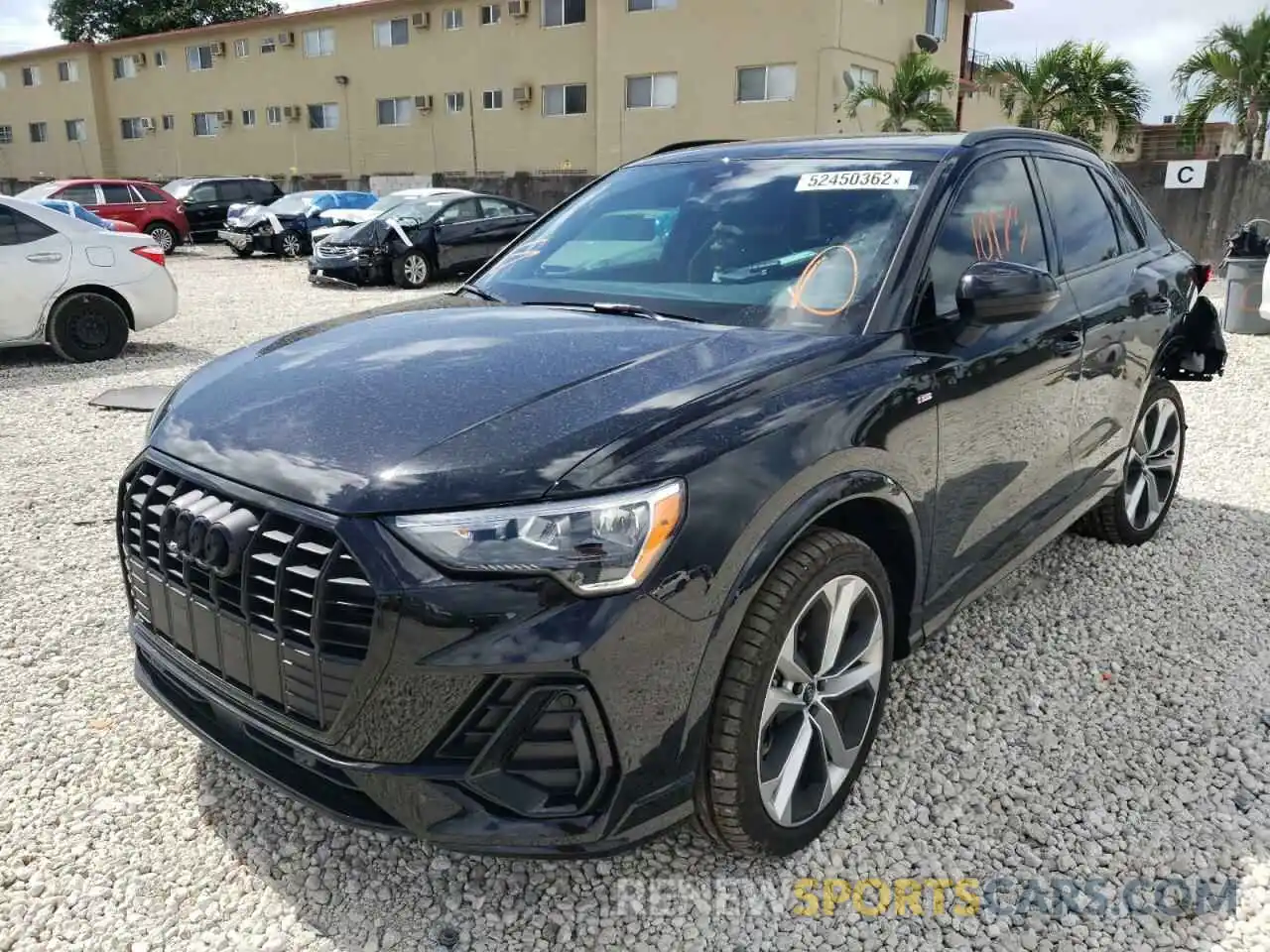 2 Photograph of a damaged car WA1DECF39M1152522 AUDI Q3 2021