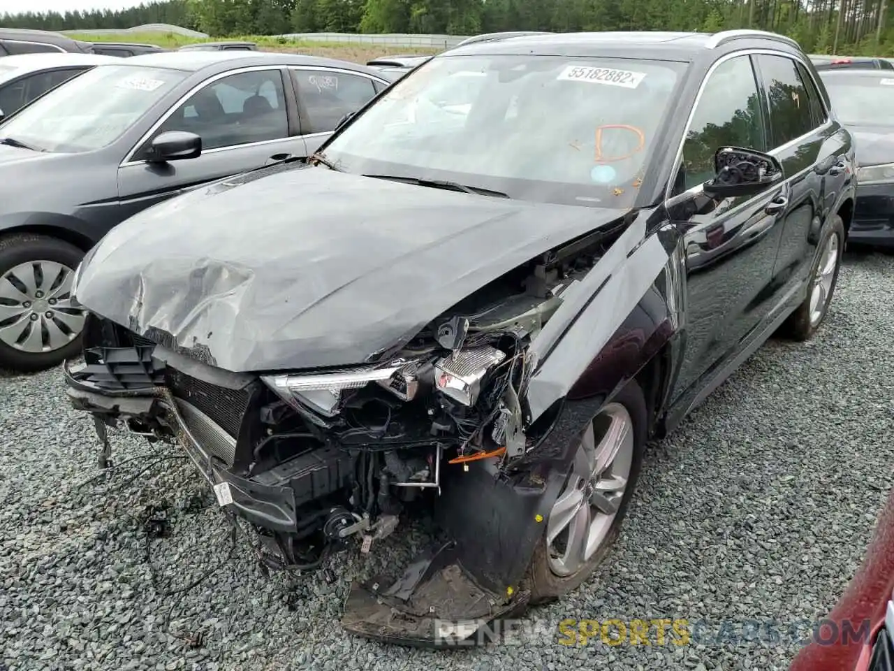 2 Photograph of a damaged car WA1DECF3XM1006534 AUDI Q3 2021