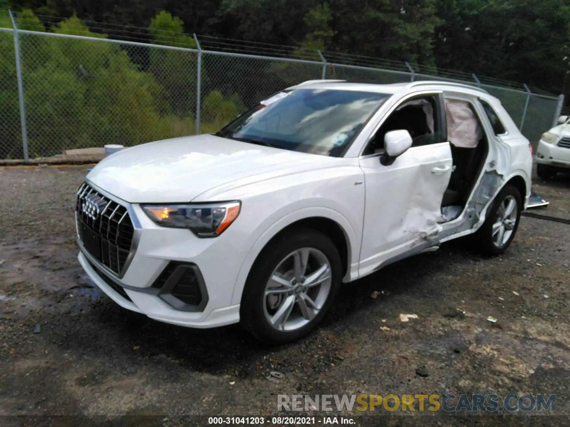 2 Photograph of a damaged car WA1DECF3XM1008526 AUDI Q3 2021