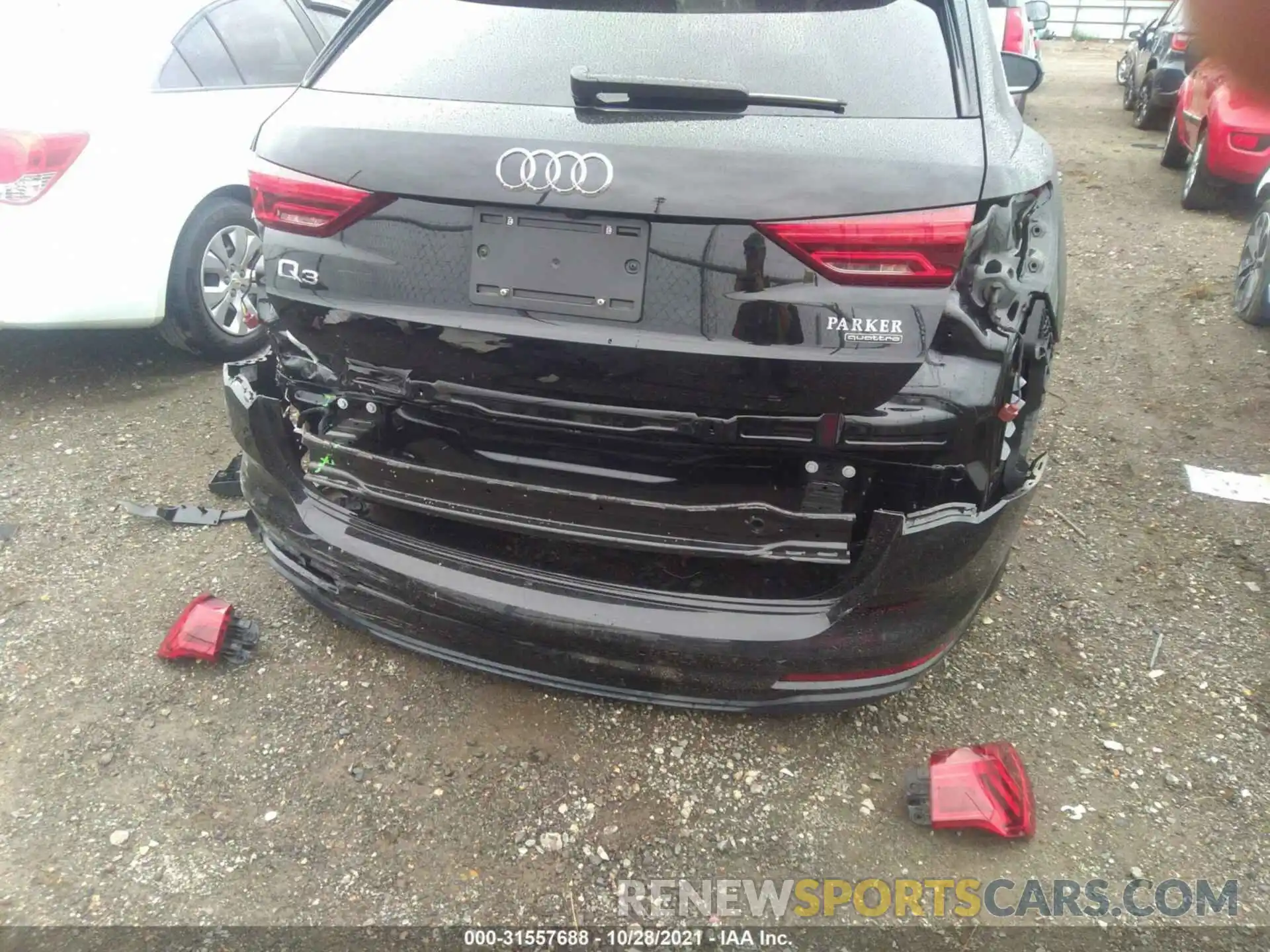 6 Фотография поврежденного автомобиля WA1DECF3XM1023351 AUDI Q3 2021