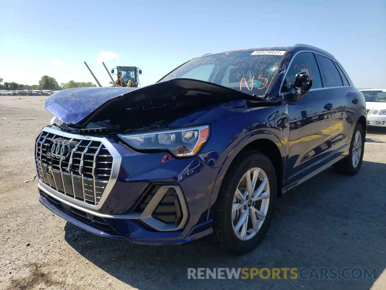 2 Photograph of a damaged car WA1DECF3XM1033510 AUDI Q3 2021