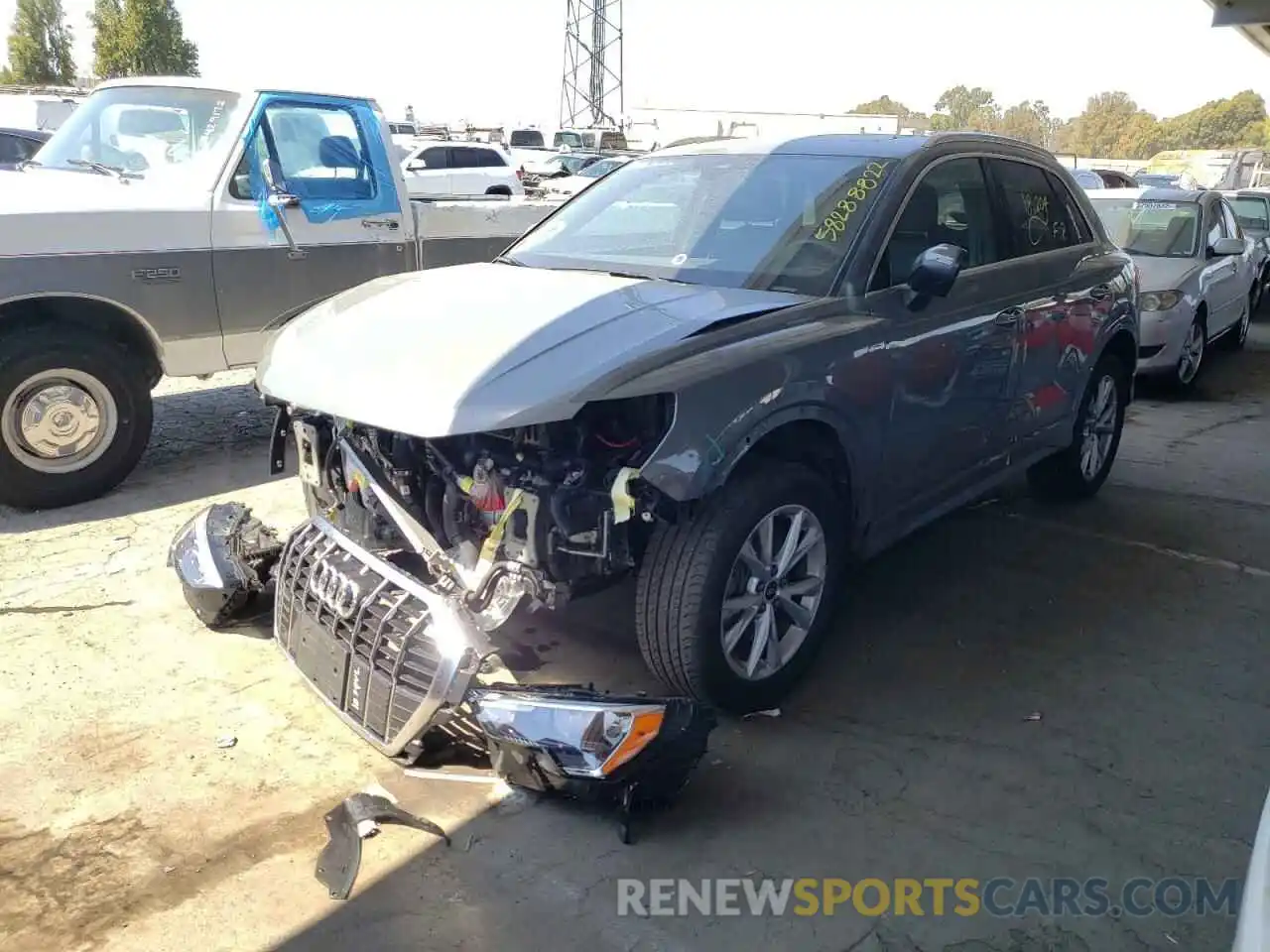 2 Photograph of a damaged car WA1DECF3XM1033927 AUDI Q3 2021