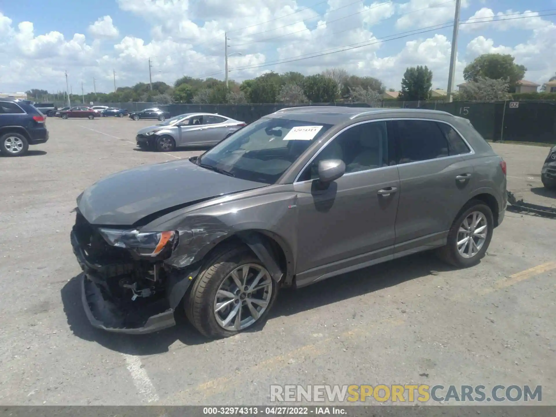 2 Photograph of a damaged car WA1DECF3XM1034155 AUDI Q3 2021