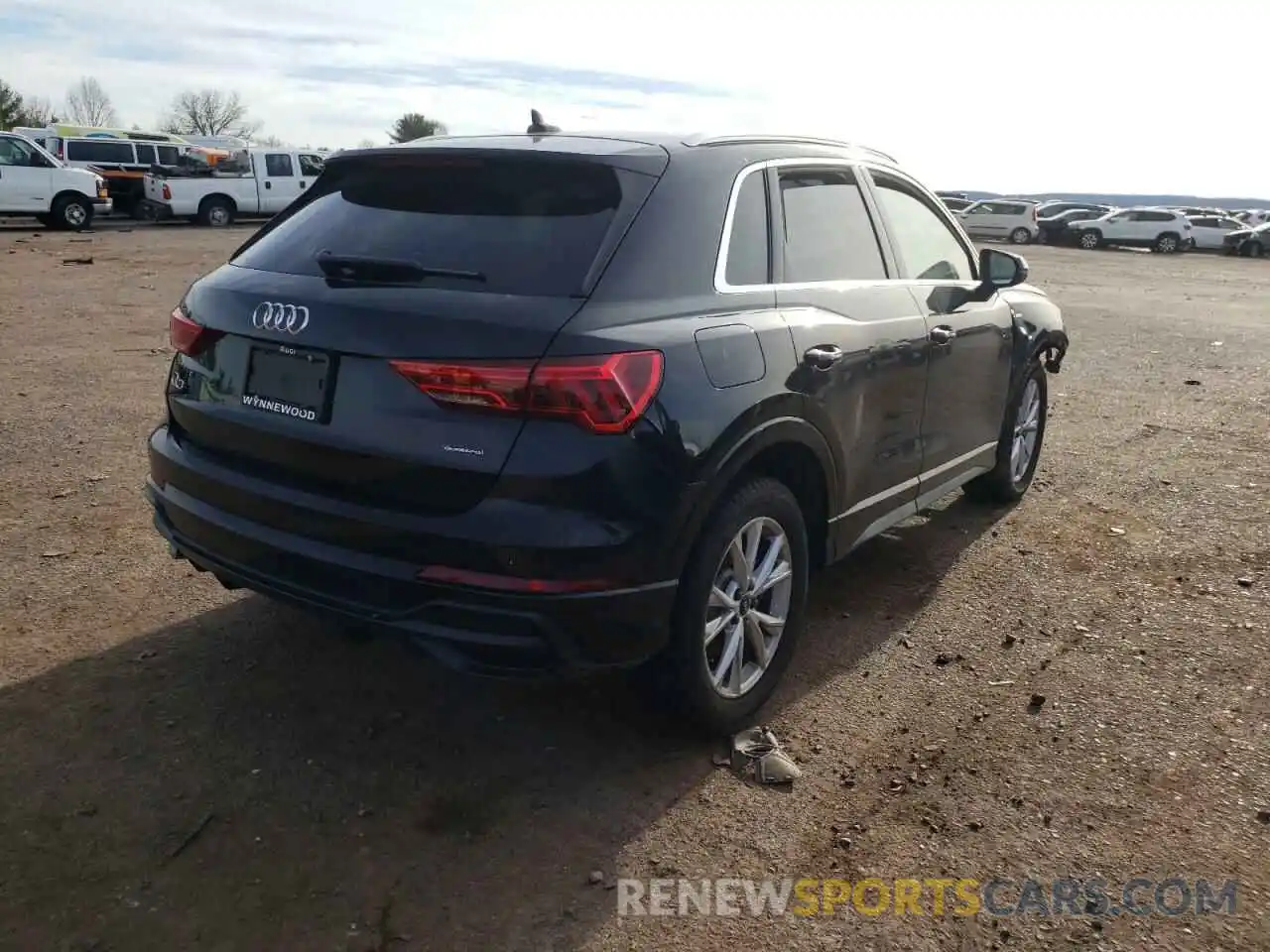 4 Фотография поврежденного автомобиля WA1DECF3XM1035841 AUDI Q3 2021