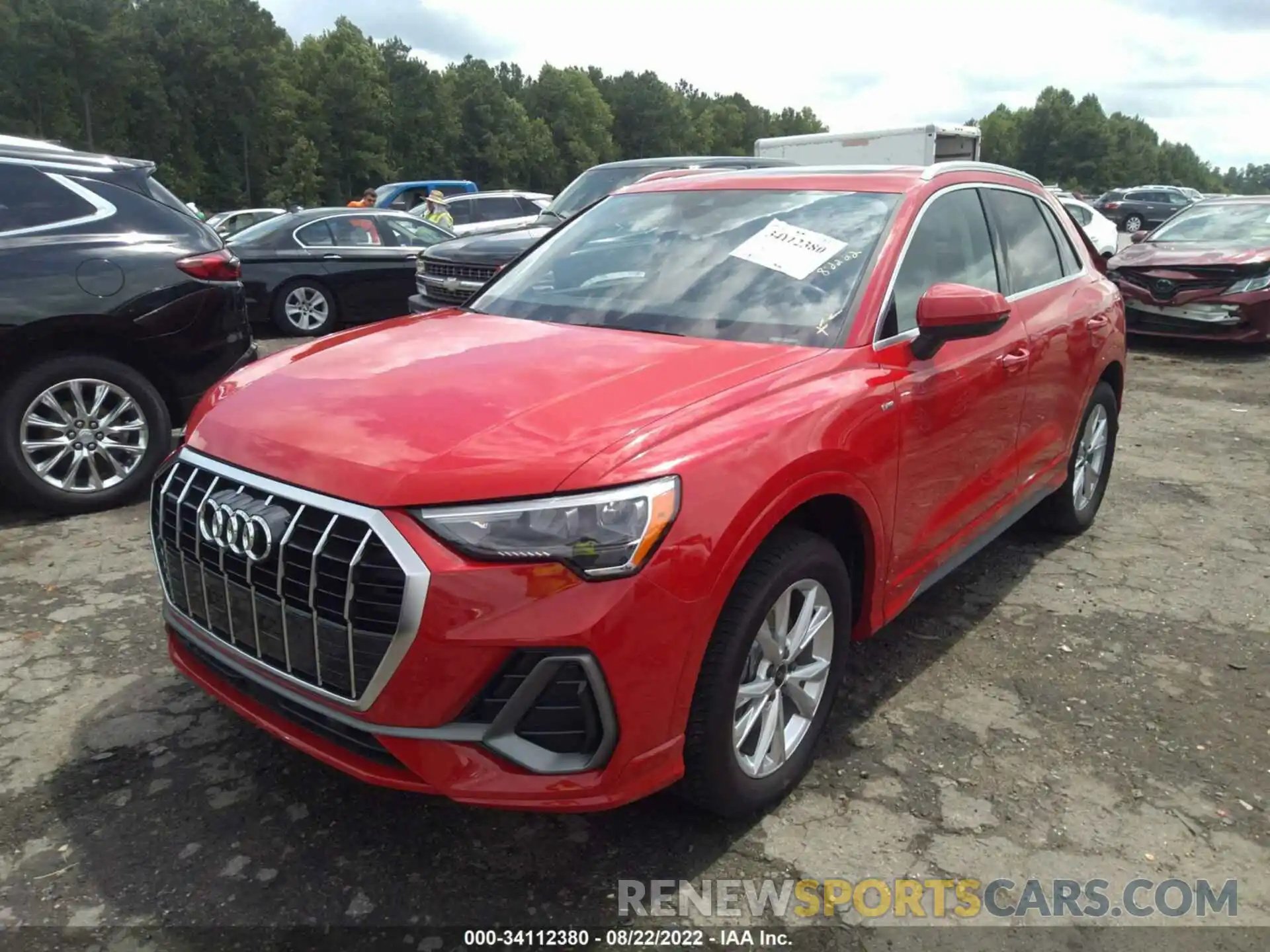 2 Photograph of a damaged car WA1DECF3XM1036889 AUDI Q3 2021