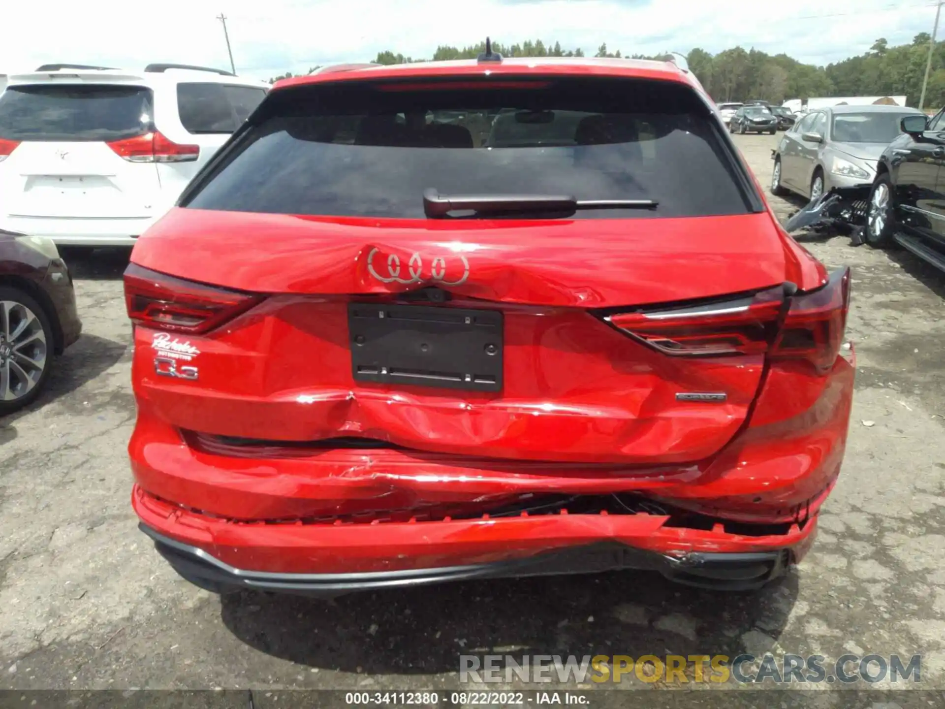 6 Photograph of a damaged car WA1DECF3XM1036889 AUDI Q3 2021