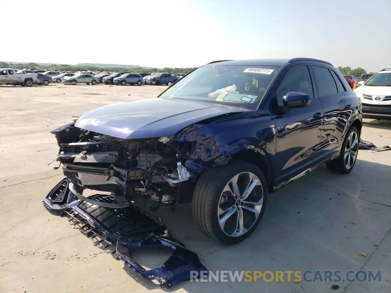 2 Photograph of a damaged car WA1DECF3XM1036942 AUDI Q3 2021