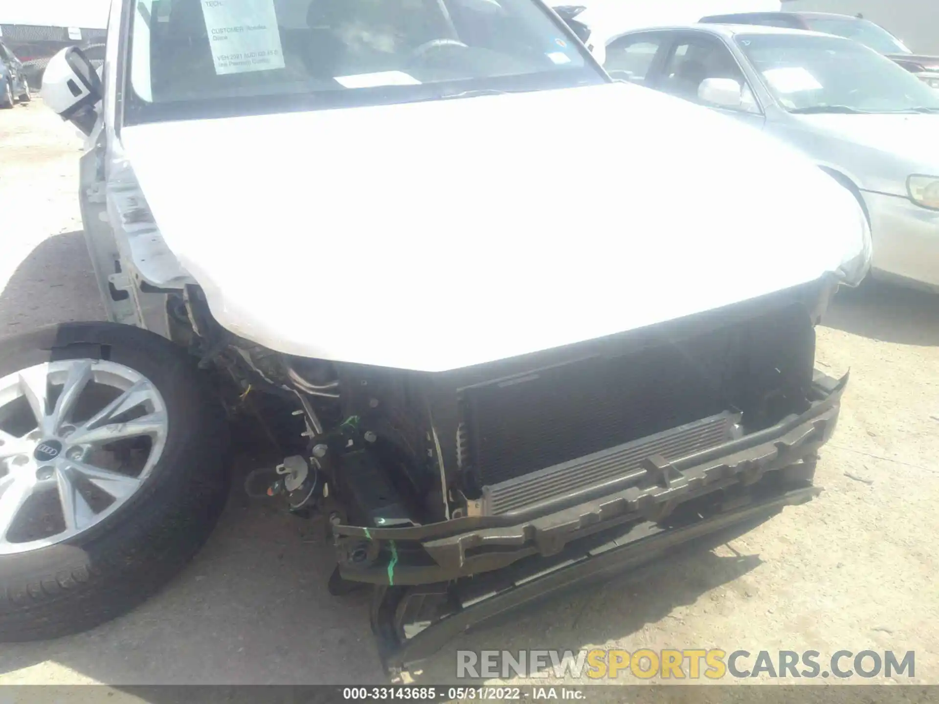 6 Photograph of a damaged car WA1DECF3XM1037332 AUDI Q3 2021