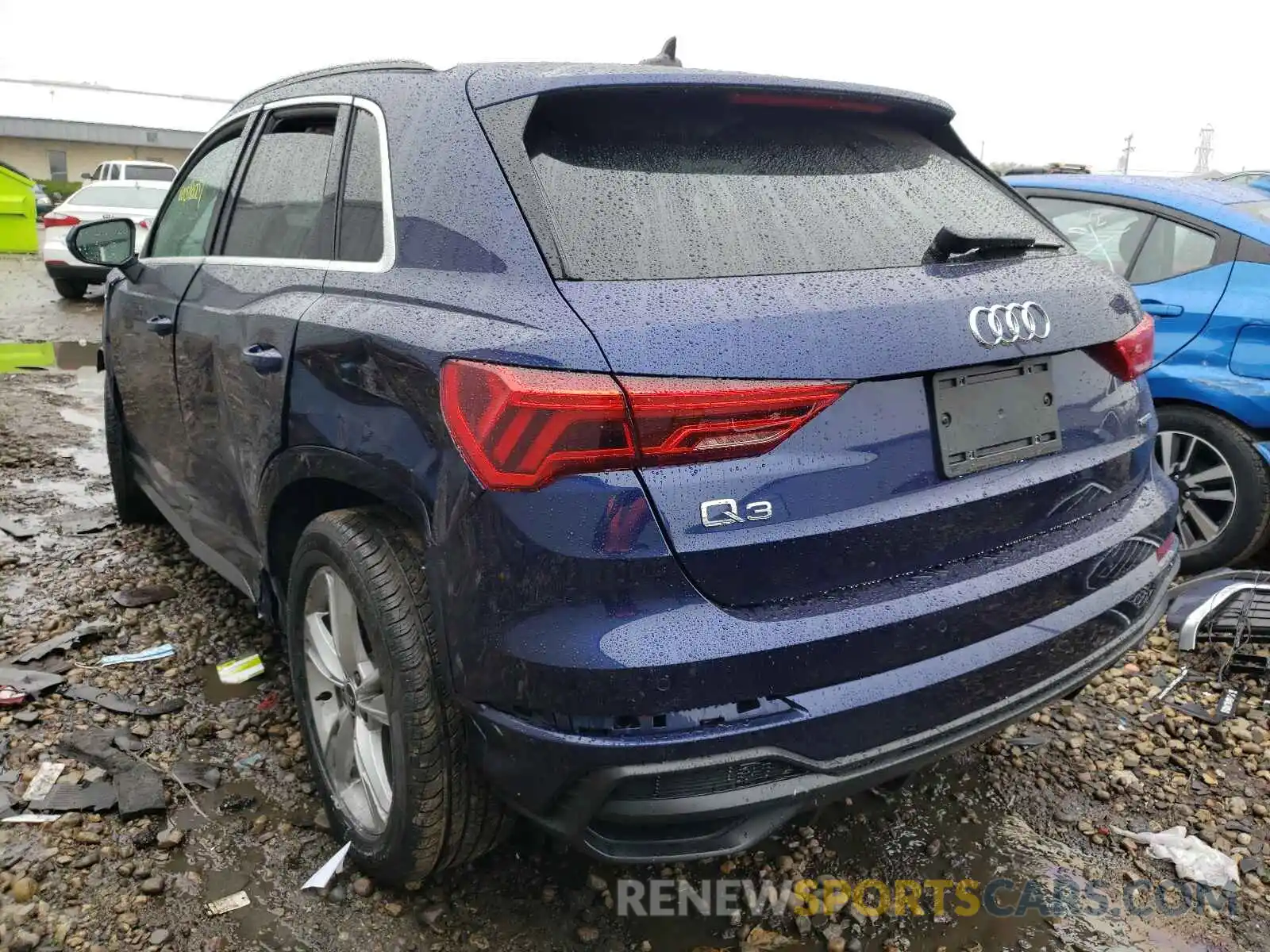 3 Фотография поврежденного автомобиля WA1DECF3XM1041218 AUDI Q3 2021