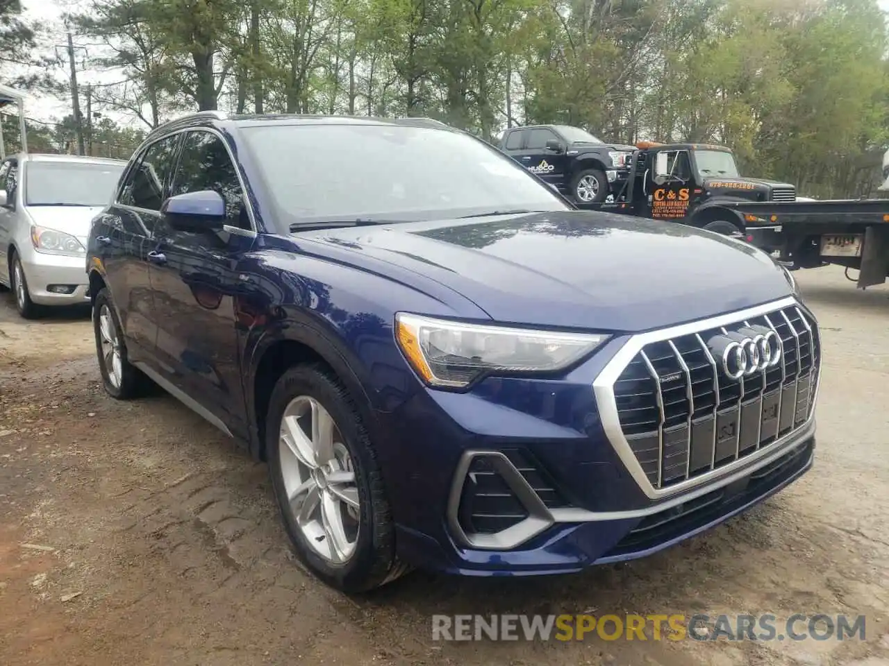 1 Photograph of a damaged car WA1DECF3XM1077992 AUDI Q3 2021