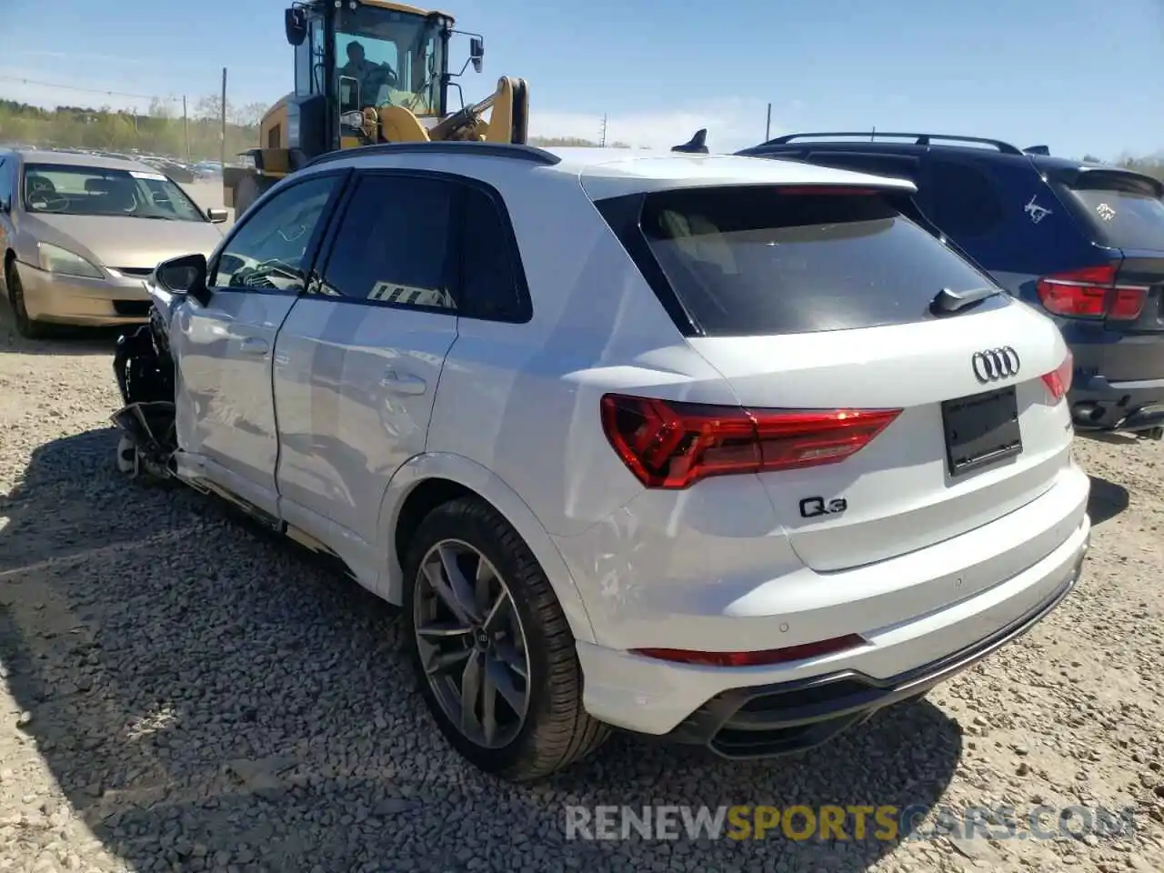 3 Фотография поврежденного автомобиля WA1EECF30M1115282 AUDI Q3 2021