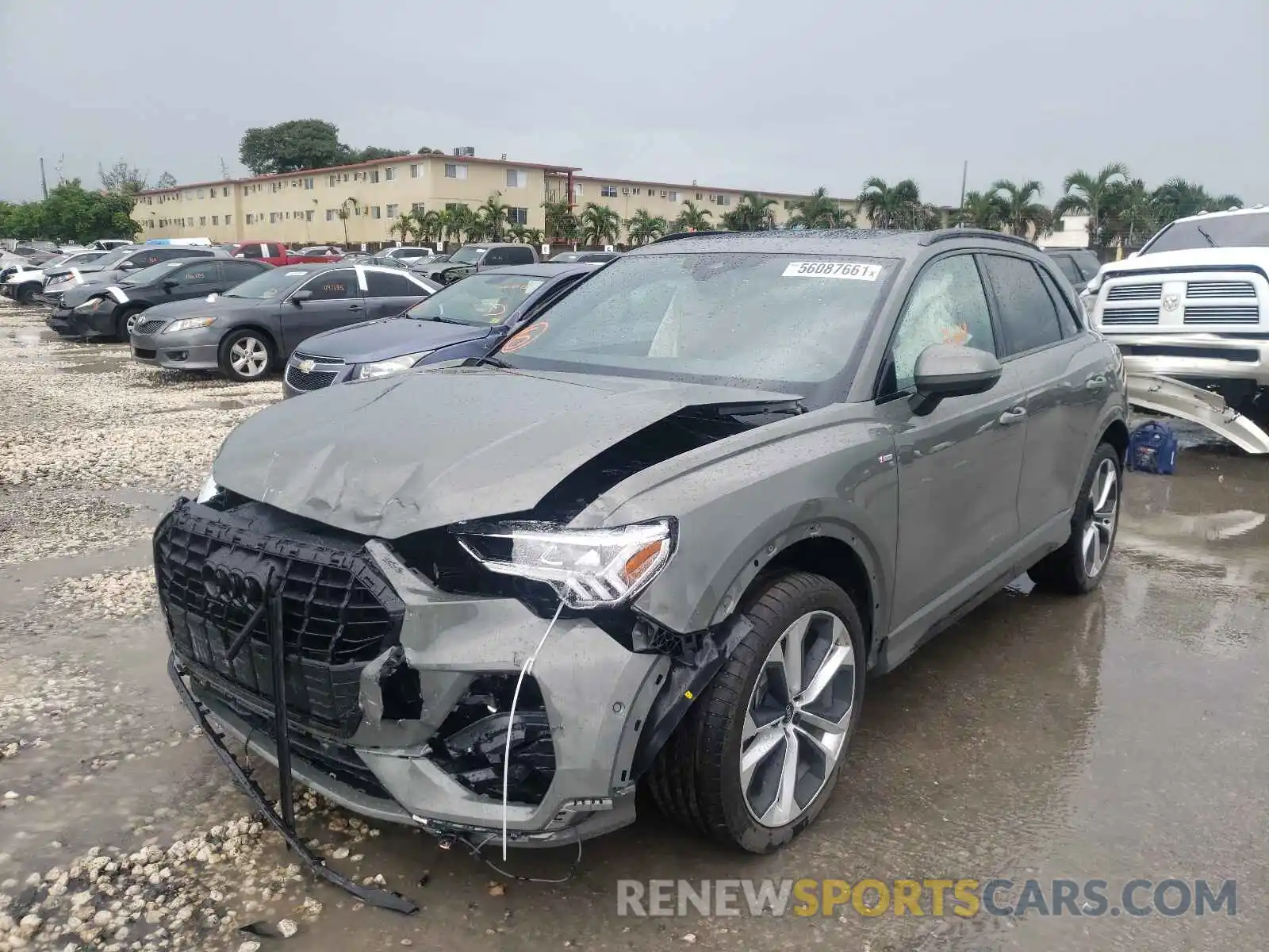 2 Photograph of a damaged car WA1EECF30M1142496 AUDI Q3 2021