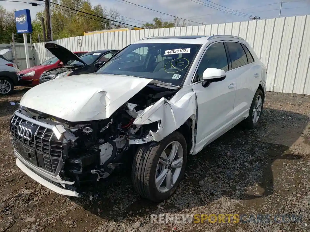 9 Photograph of a damaged car WA1EECF30M1151991 AUDI Q3 2021