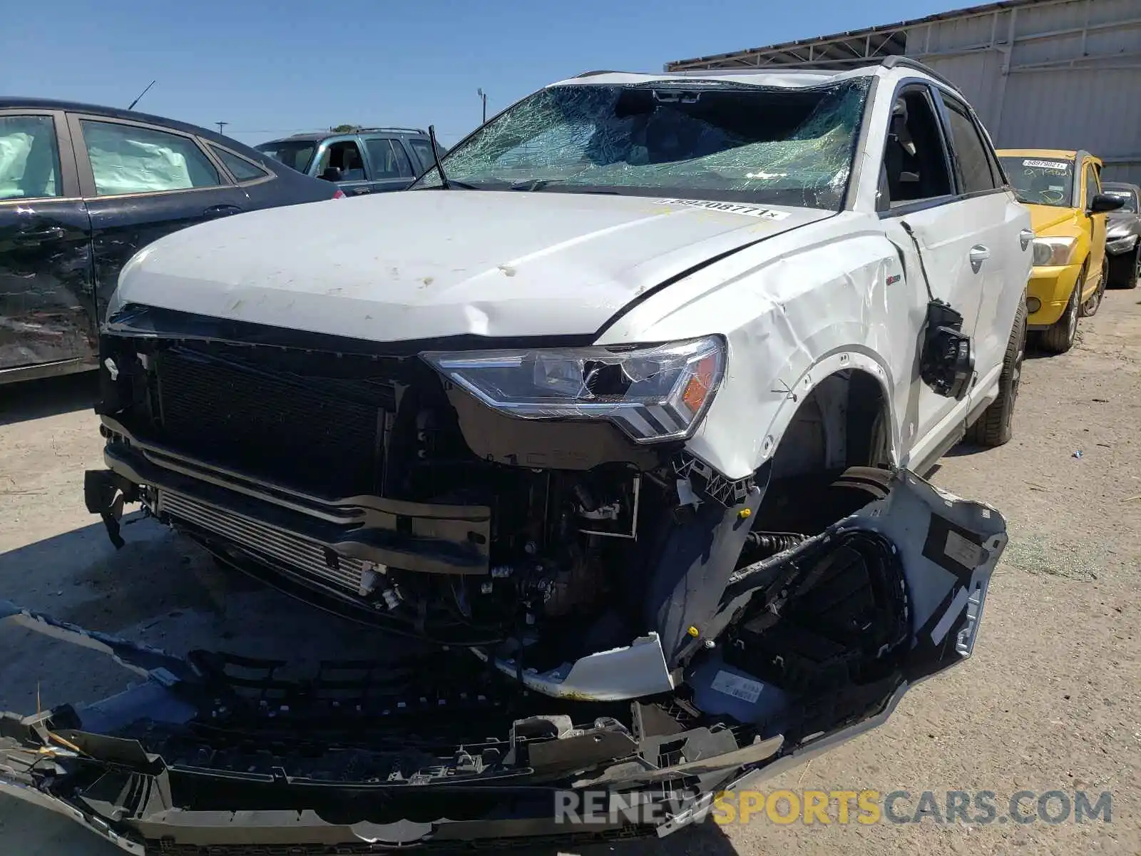 2 Photograph of a damaged car WA1EECF31M1053665 AUDI Q3 2021