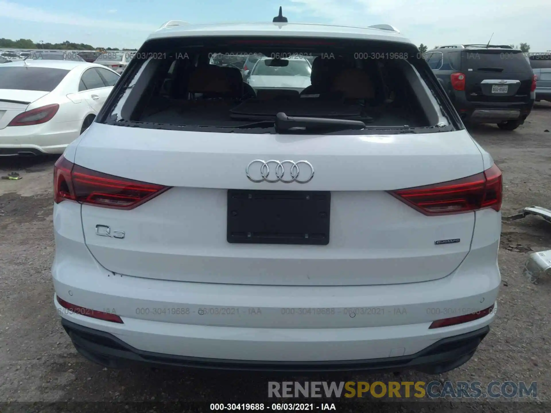 6 Photograph of a damaged car WA1EECF31M1083457 AUDI Q3 2021