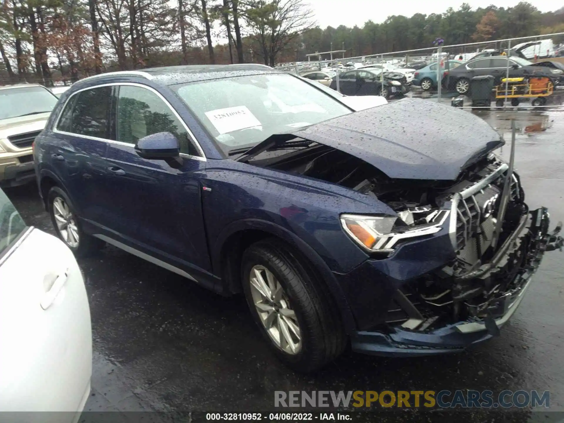 1 Photograph of a damaged car WA1EECF32M1031173 AUDI Q3 2021