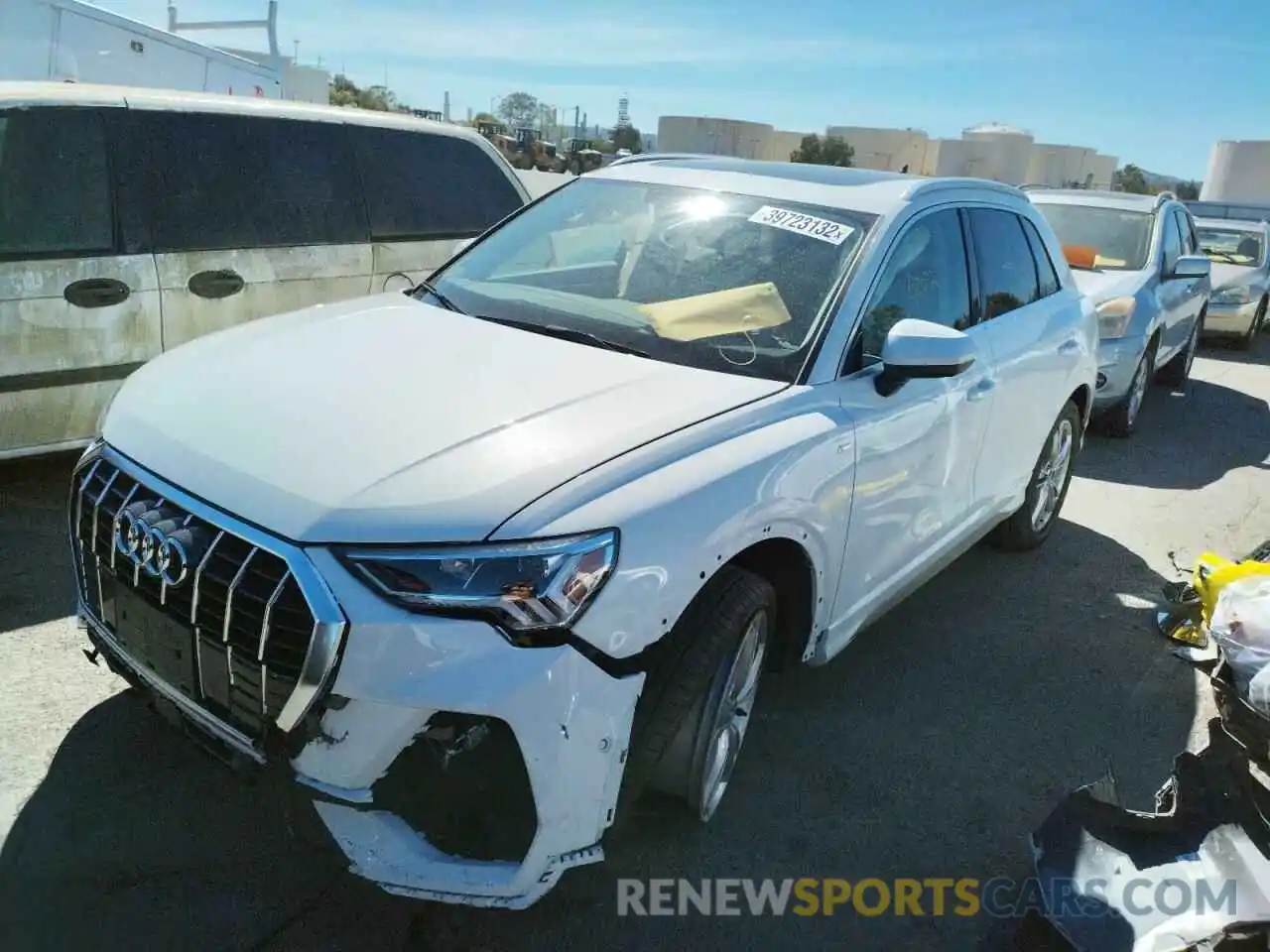 2 Photograph of a damaged car WA1EECF32M1101531 AUDI Q3 2021