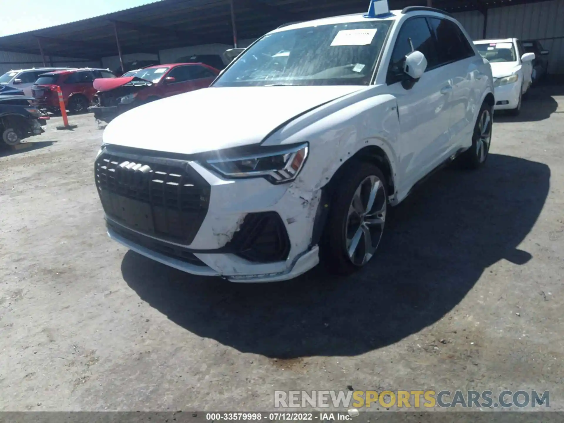 6 Фотография поврежденного автомобиля WA1EECF33M1085923 AUDI Q3 2021